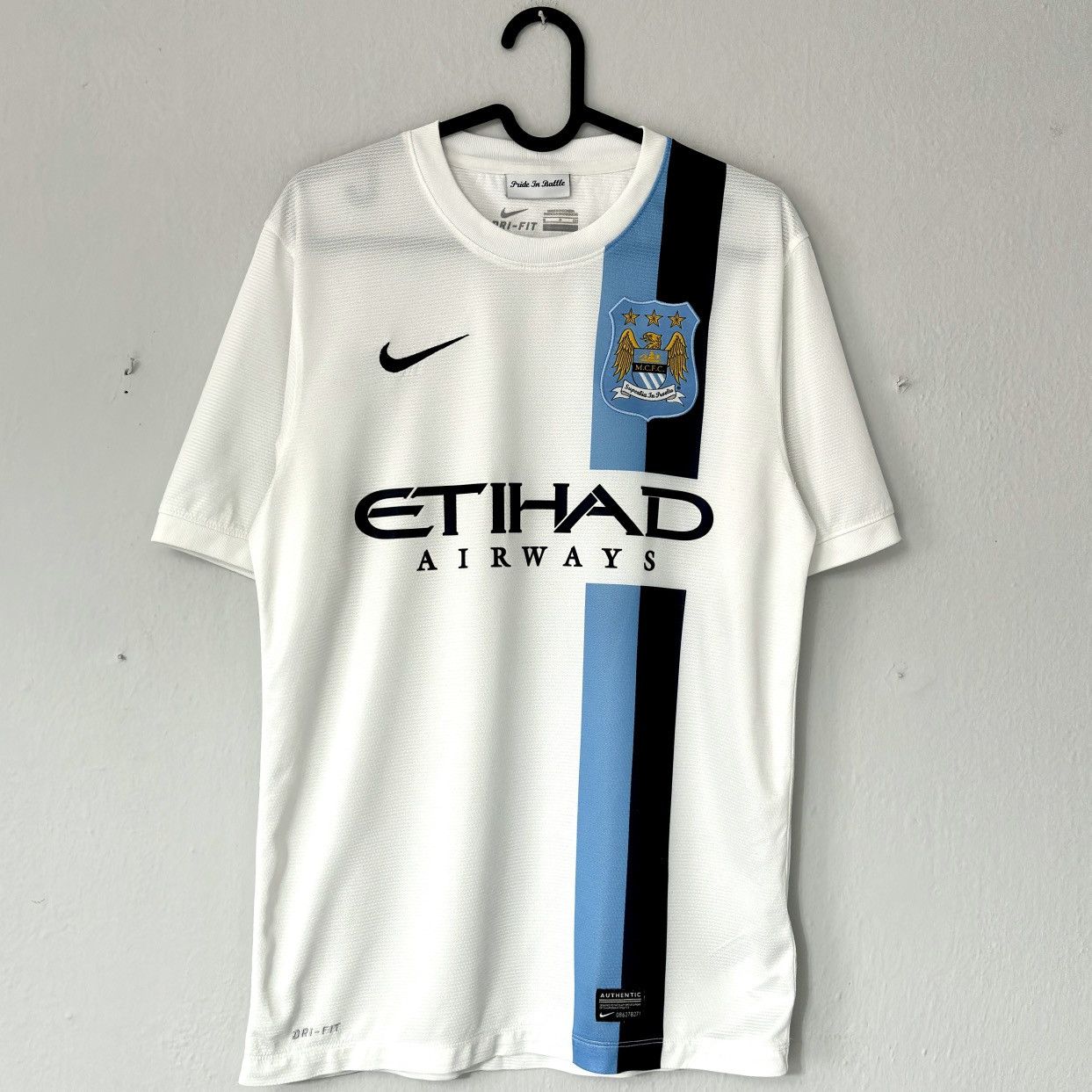 Nike 2013 2014 Manchester City Nike Third Kit Soccer Jersey Shirt Size US S / EU 44-46 / 1 - 2 Thumbnail