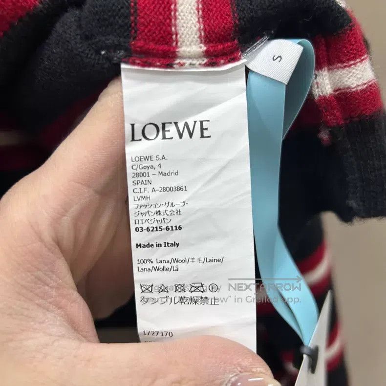 Loewe Loewe Striped Wool Long Sleeve Polo Shirt Size S / US 4 / IT 40 - 4 Thumbnail