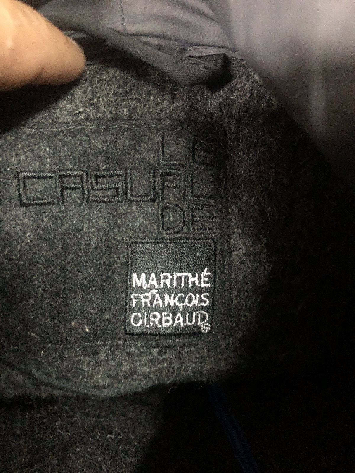 Marithe + Francois Girbaud Marithe Francois Girbaud Wool Blend Hooded Jacket Size S / US 4 / IT 40 - 3 Thumbnail