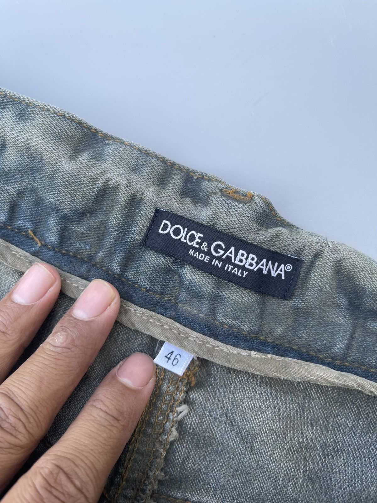 Designer × Dolce & Gabbana × Vintage Vintage Dolce&Gabbana Distressed Jeans Size US 33 - 8 Thumbnail
