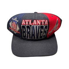 MLB, Accessories, Vintage Atlanta Braves Hat Tomahawk Chop Cap Logo Snap  Back Trucker Baseball Hat