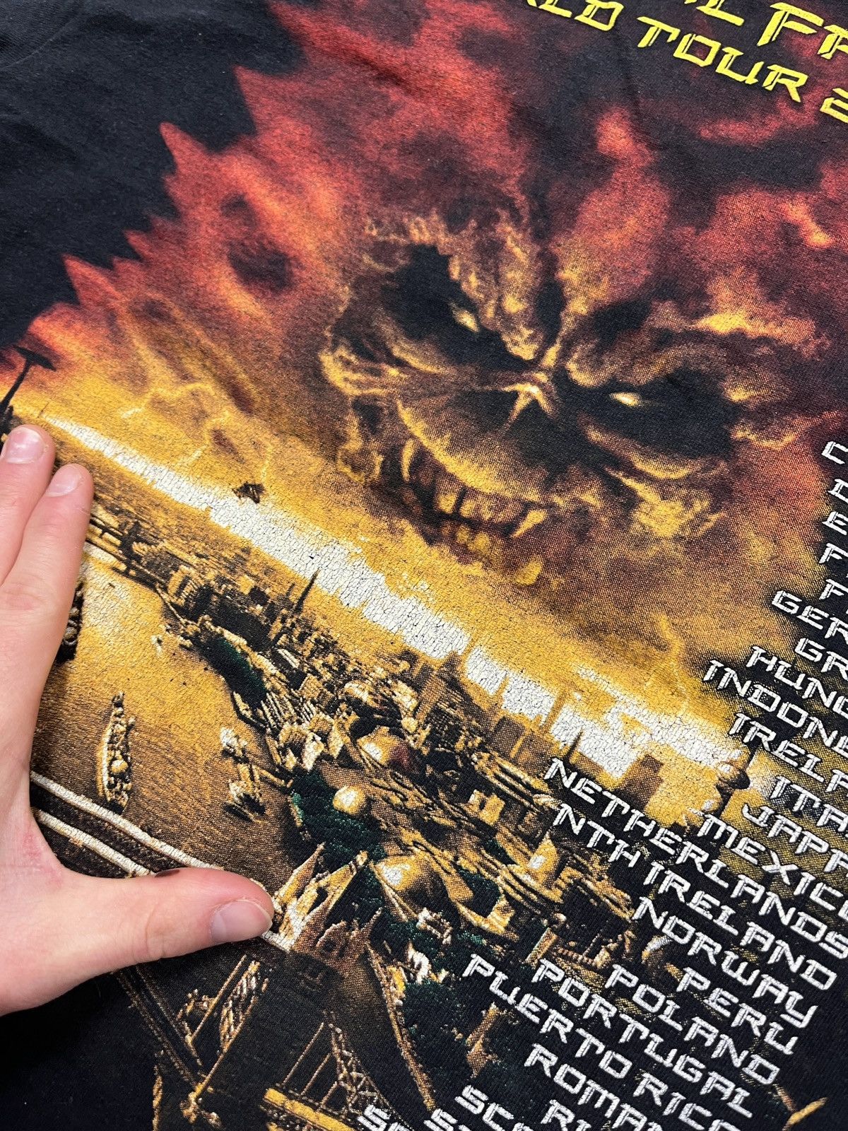 Band Tees × Iron Maiden × Vintage Vintage Iron Maiden The Final Frontier Tour Tee T-Shirt 2010 Size US M / EU 48-50 / 2 - 15 Thumbnail
