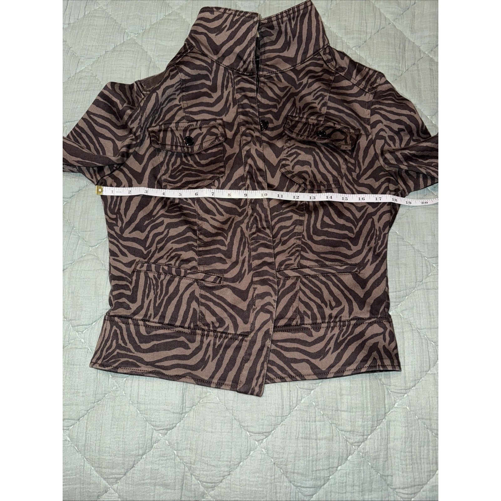 White House Black Market White House Black Market Zebra Print Jacket Size 8 MOB WIFE Size M / US 6-8 / IT 42-44 - 11 Thumbnail
