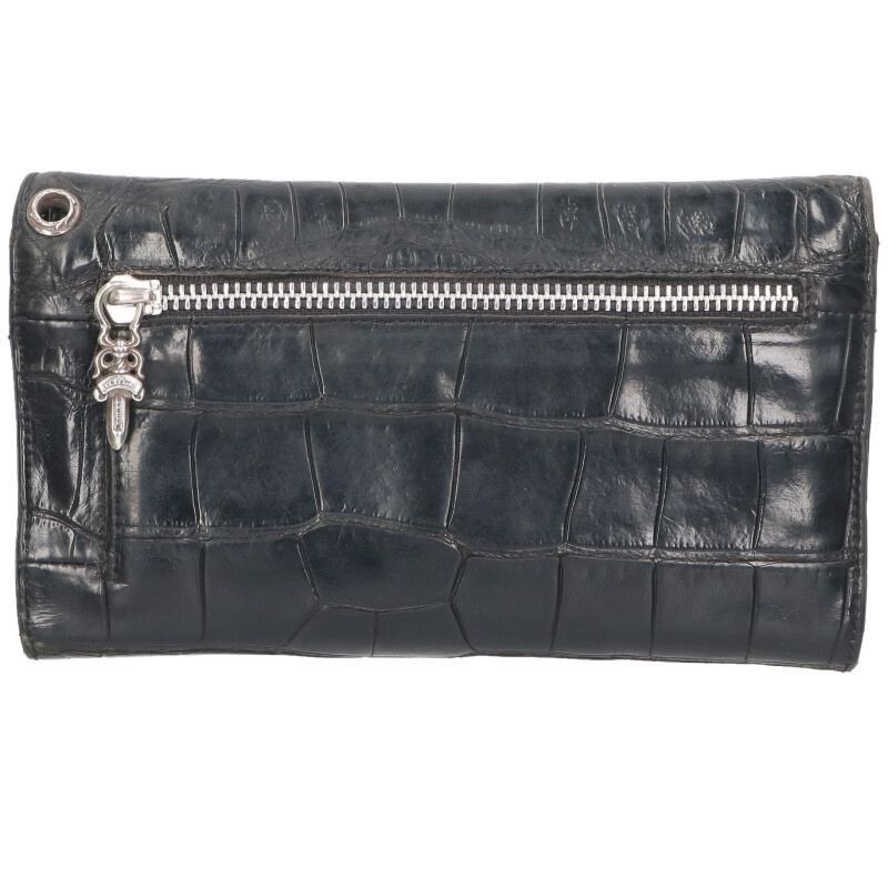 Chrome Hearts Wave Alligator Leather Wallet