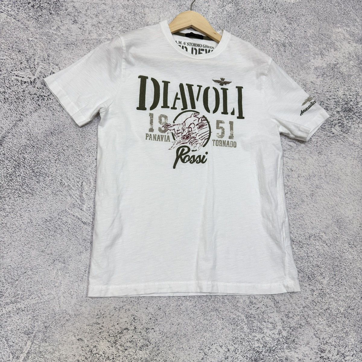 Aeronautica Militare Aeronautica Militare Diavoli White T-shirt L size Size US L / EU 52-54 / 3 - 2 Thumbnail