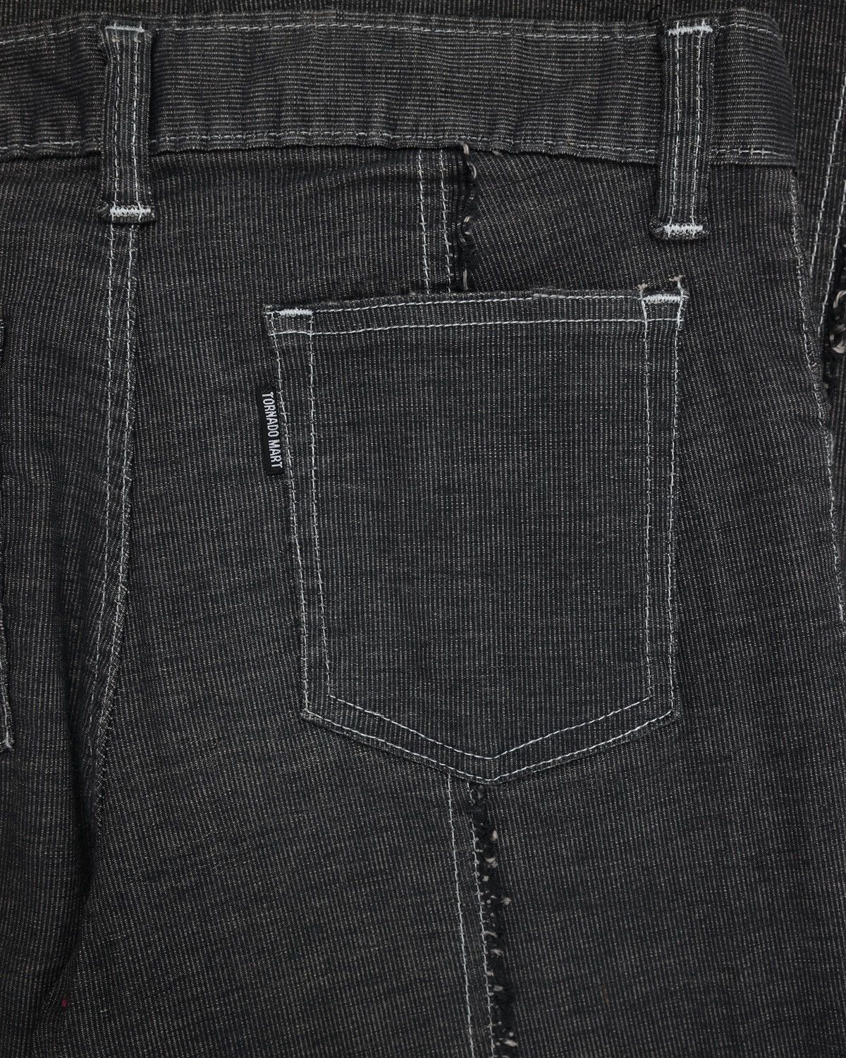 If Six Was Nine × Japanese Brand × Tornado Mart TORNADO MART Frayed flare pants Size US 27 - 5 Thumbnail