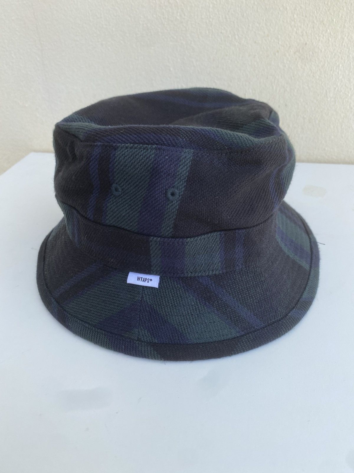 Wtaps Rare WTAPS Checkered Design Cotton Bucket Hat Size ONE SIZE - 5 Thumbnail