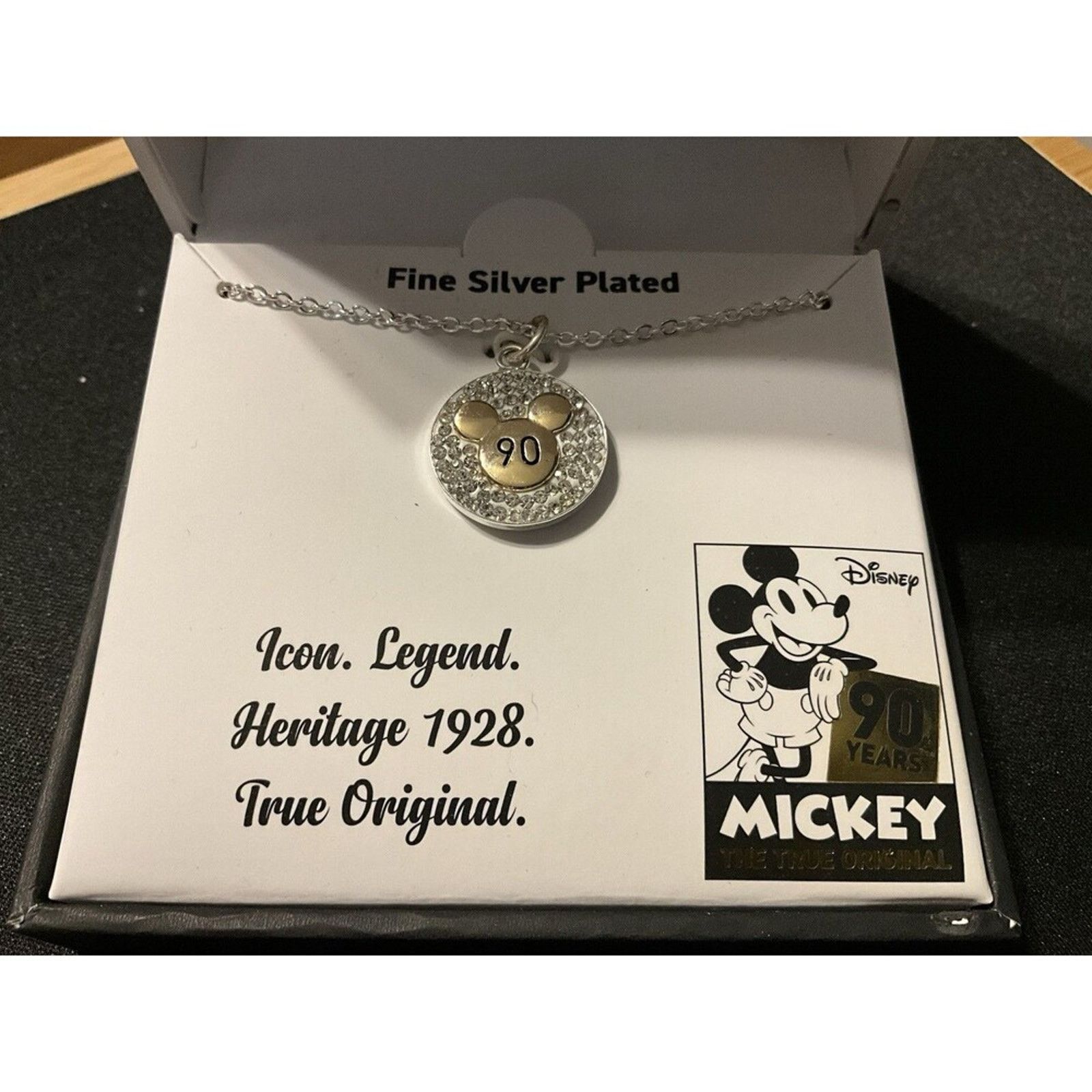 Disney Disney The True Original 90 Year Necklace Fine Silver Plated Size ONE SIZE - 1 Thumbnail