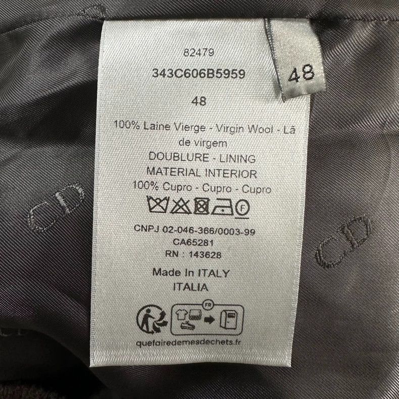 Dior Dior 23fw Mocha Brown Streamer Wool Pullover Jacket Size US M / EU 48-50 / 2 - 5 Thumbnail