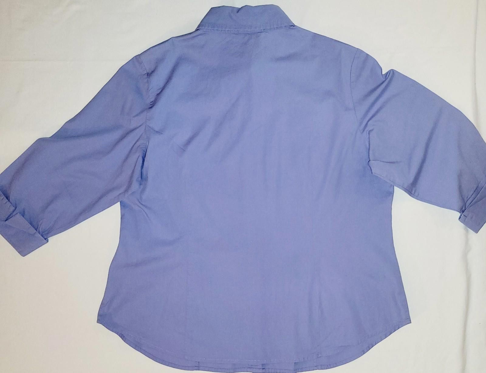 Designer J.G. HOOK women's lavender 3/4 sleeve button-up collared XL Size XL / US 12-14 / IT 48-50 - 7 Thumbnail