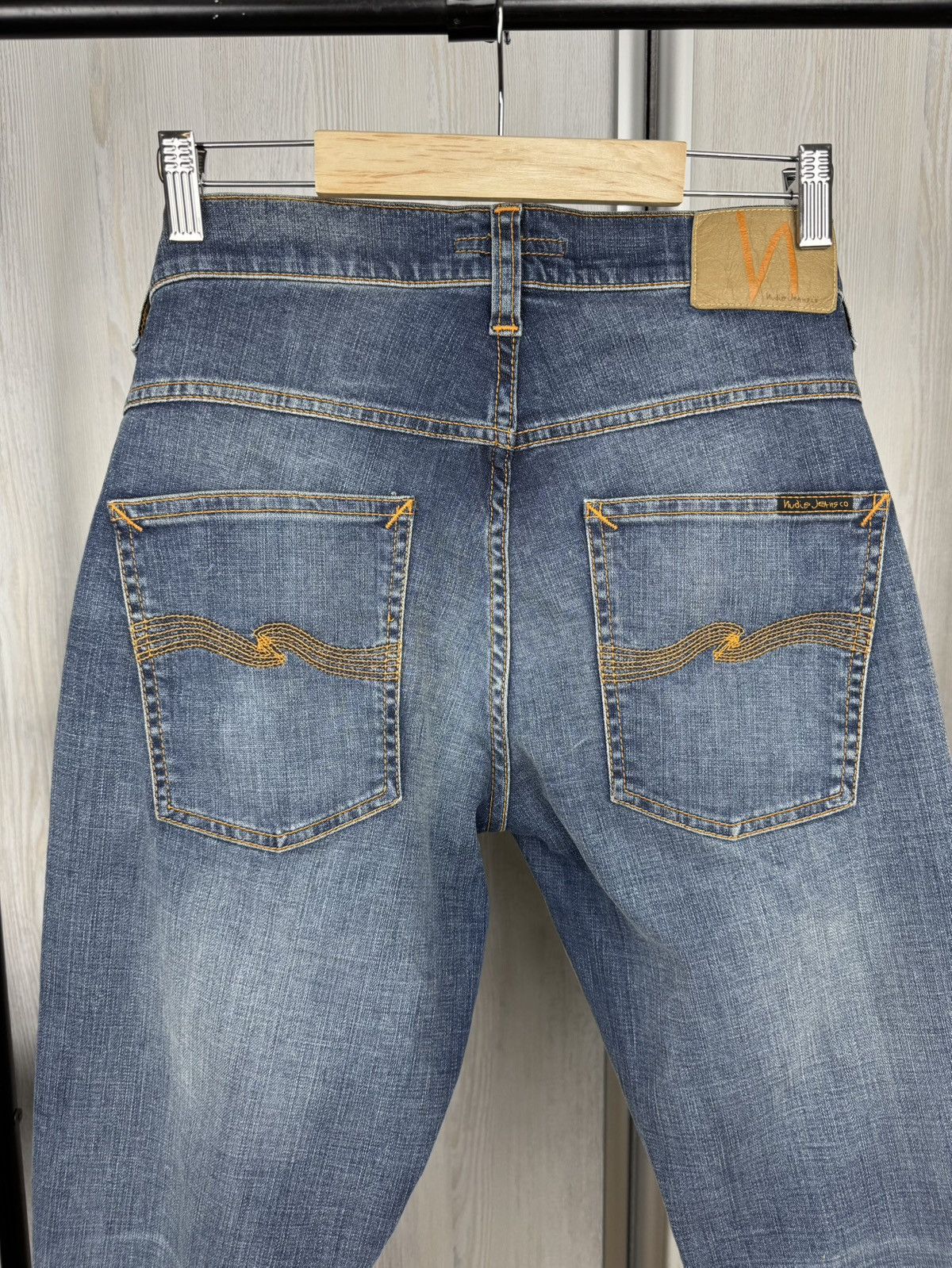 Nudie Jeans NUDIE JEANS Grim Tim Denim Jeans - Worn In Broken Pants Size US 32 / EU 48 - 7 Thumbnail