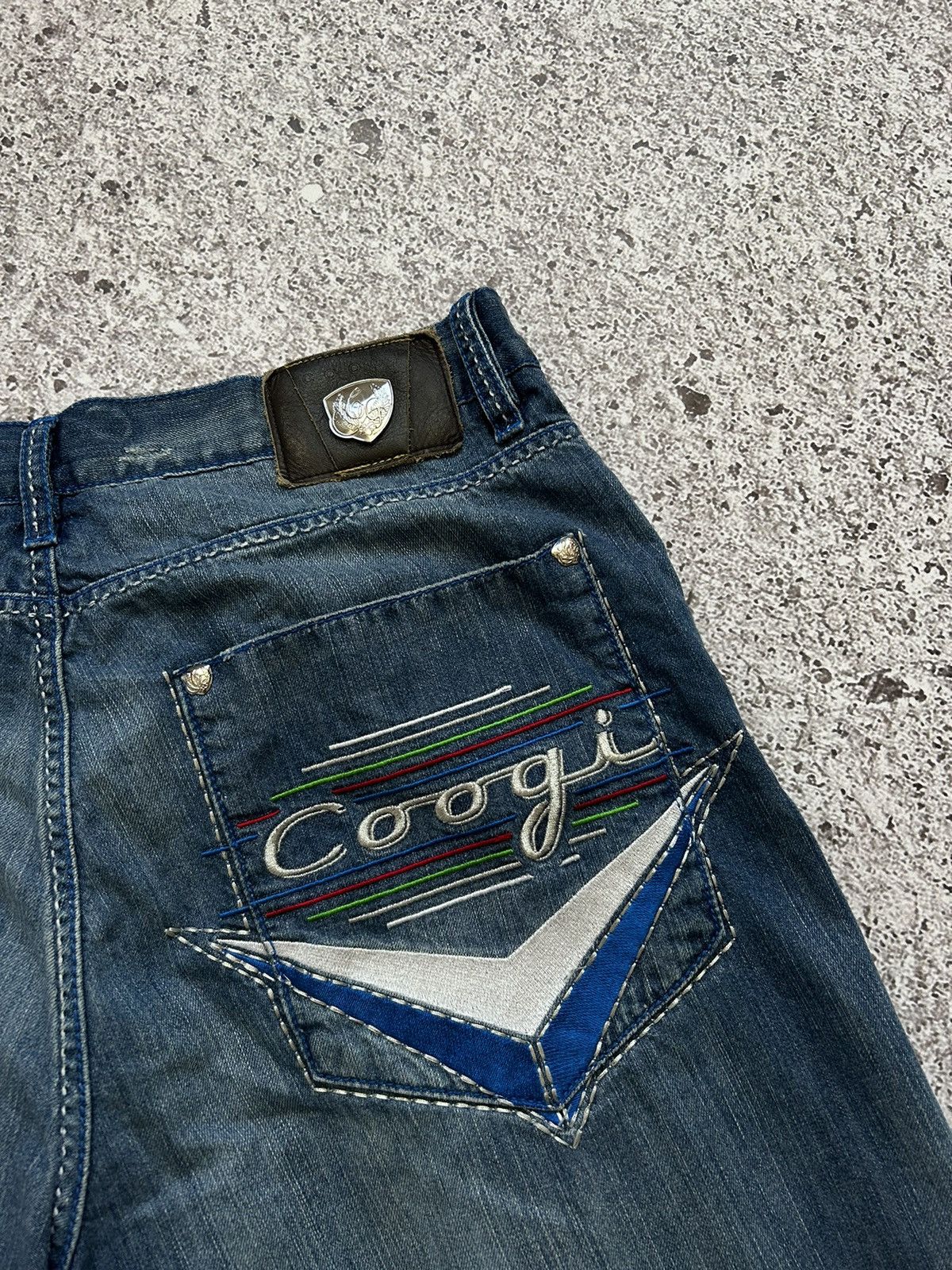 Coogi × JNCO × Vintage Crazy Vintage Y2K Coogi embroidered logo baggy jeans hype Size US 40 / EU 56 - 8 Thumbnail