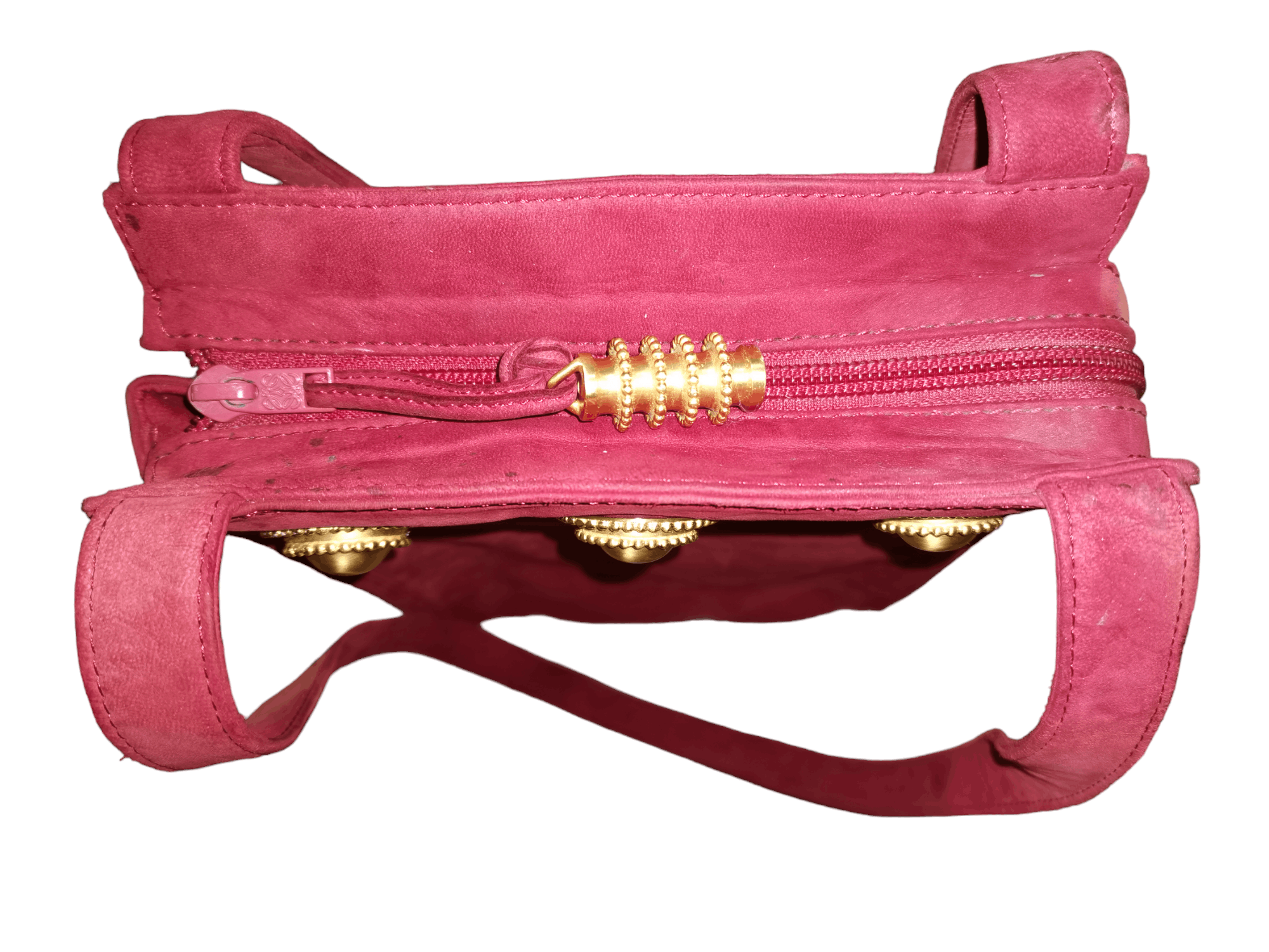 Loewe × Vintage Loewe suede shoulder vintage bag Size ONE SIZE - 11 Thumbnail