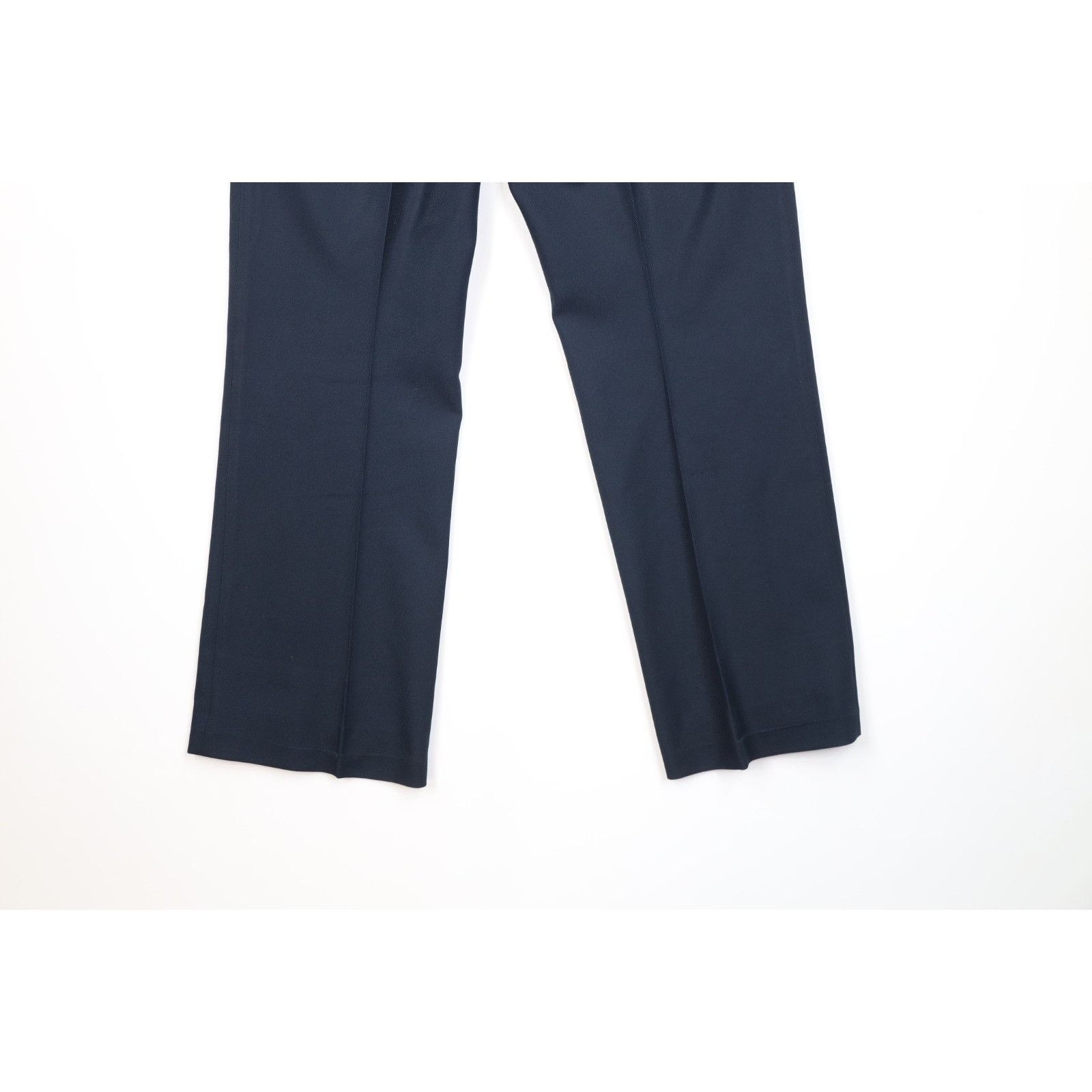 Vintage Vintage 70s Streetwear 2 Piece Suit Wedding Navy Blue Size 44R - 20 Thumbnail