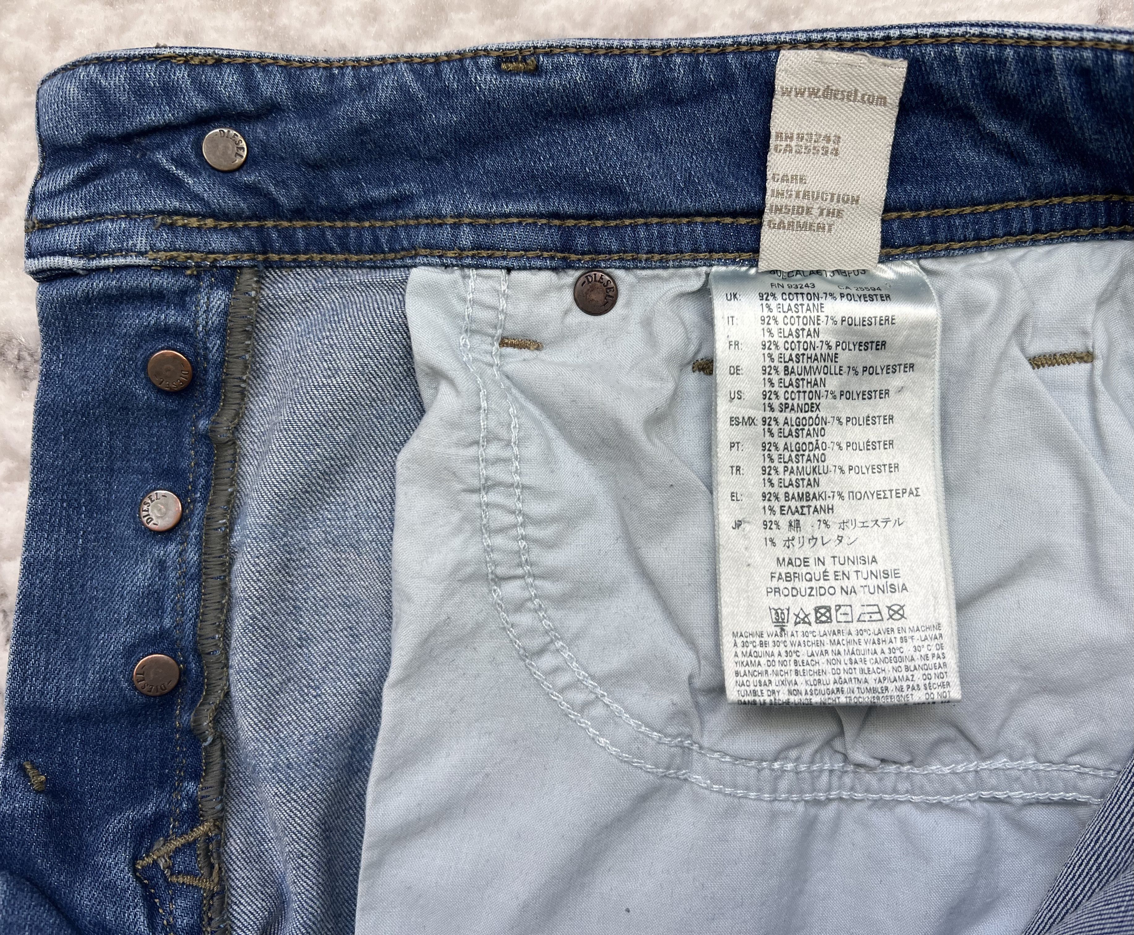 Diesel Diesel Jeans Womens Size 29 Sleenker Slim Skinny Size 29" - 6 Thumbnail