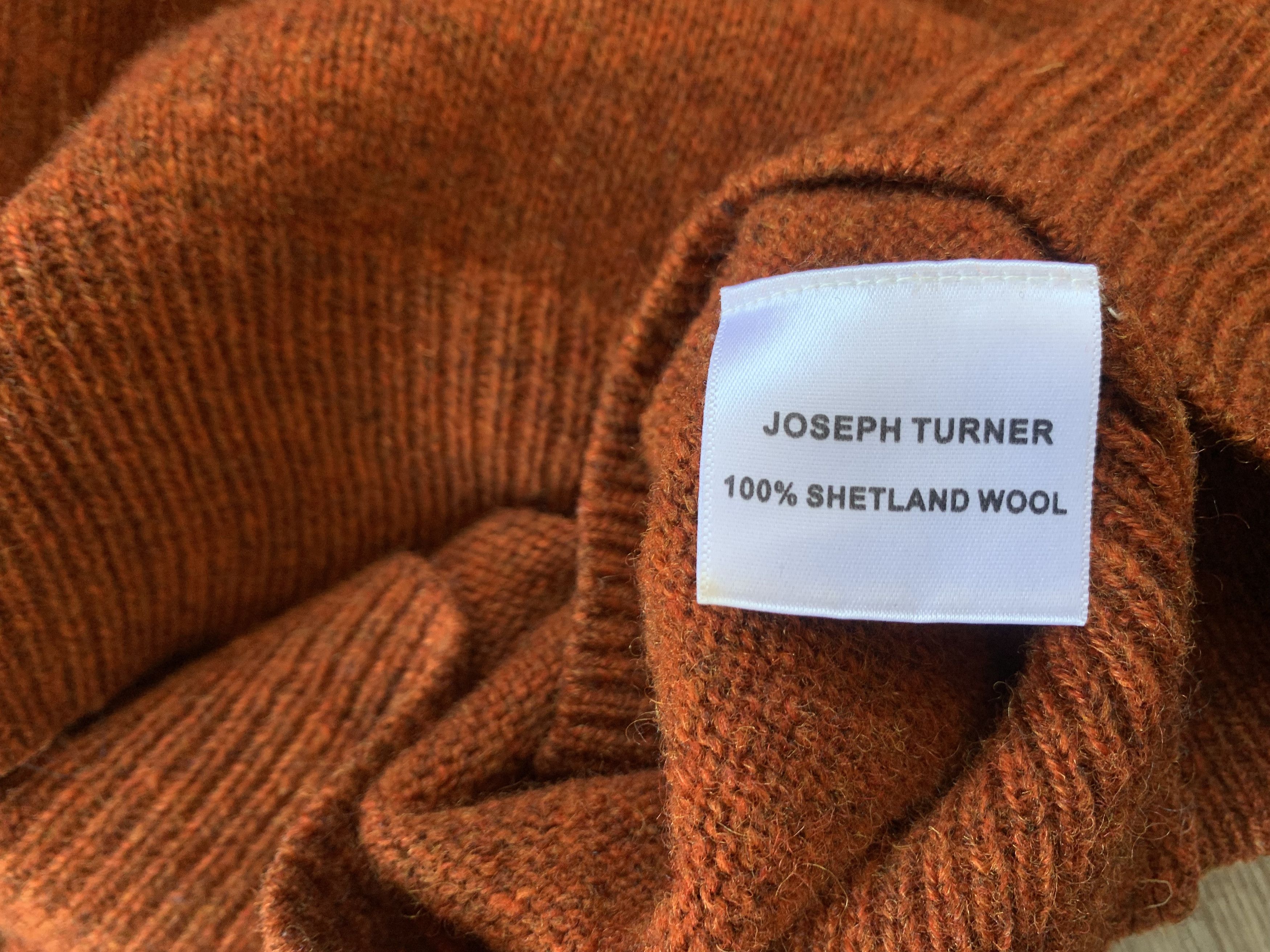 Other Joseph Turner Yorkshire Pure Shetland Wool Jumper Sweater Size US L / EU 52-54 / 3 - 8 Thumbnail