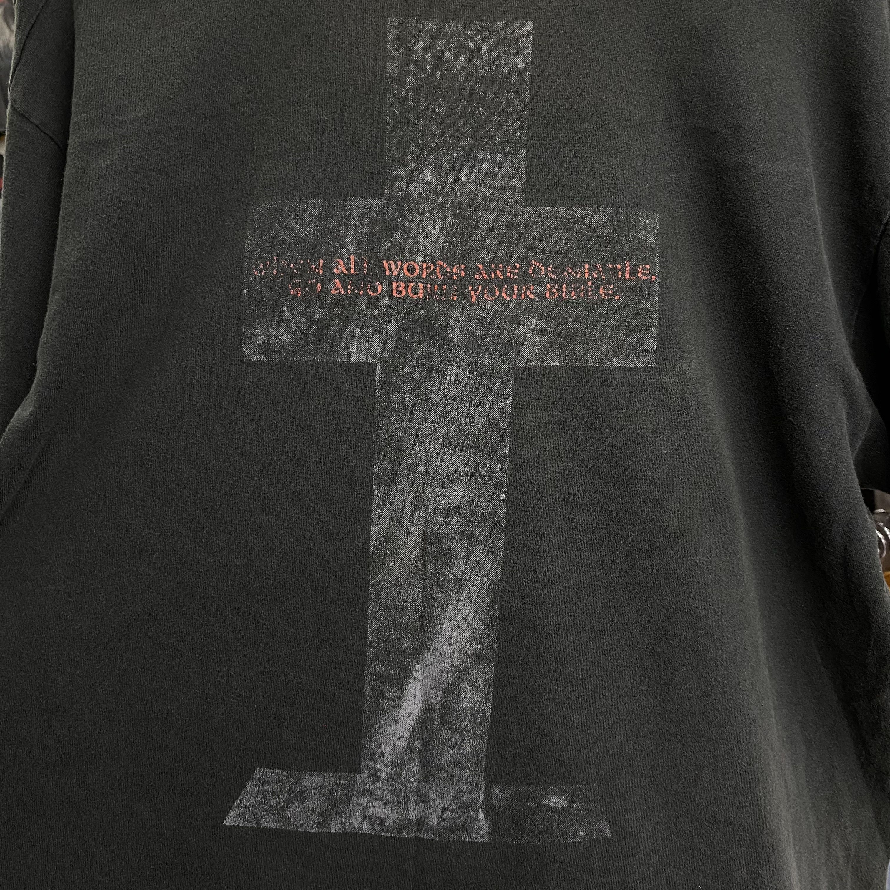Band Tees EDGE OF SANITY UNORTHODOX Rare Vintage 1992 Size US XL / EU 56 / 4 - 5 Thumbnail