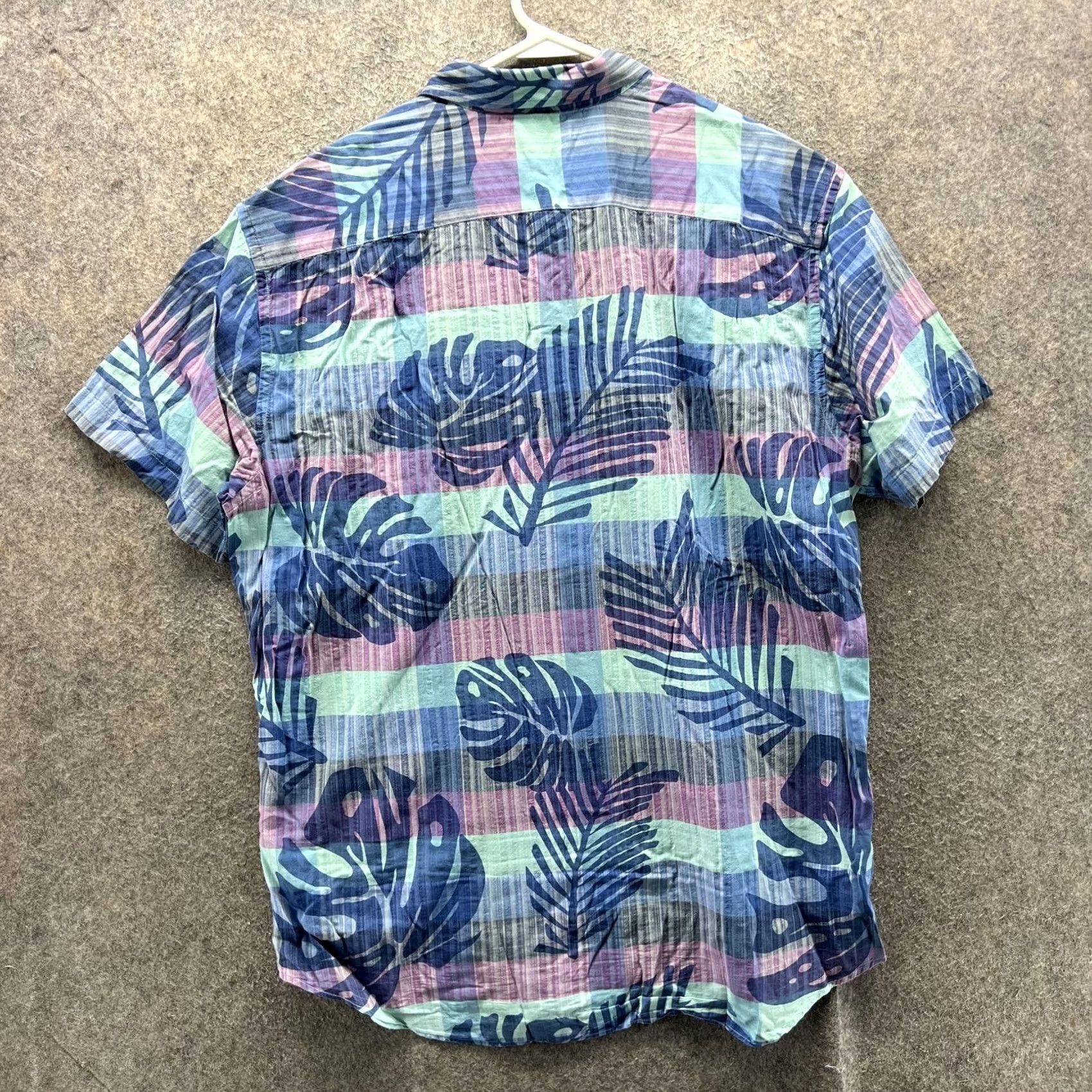 Nautica Nautica Shirt Mens L Multicolor Floral Hawaiian Short Sleeve Button Front Shirt Size US L / EU 52-54 / 3 - 7 Thumbnail