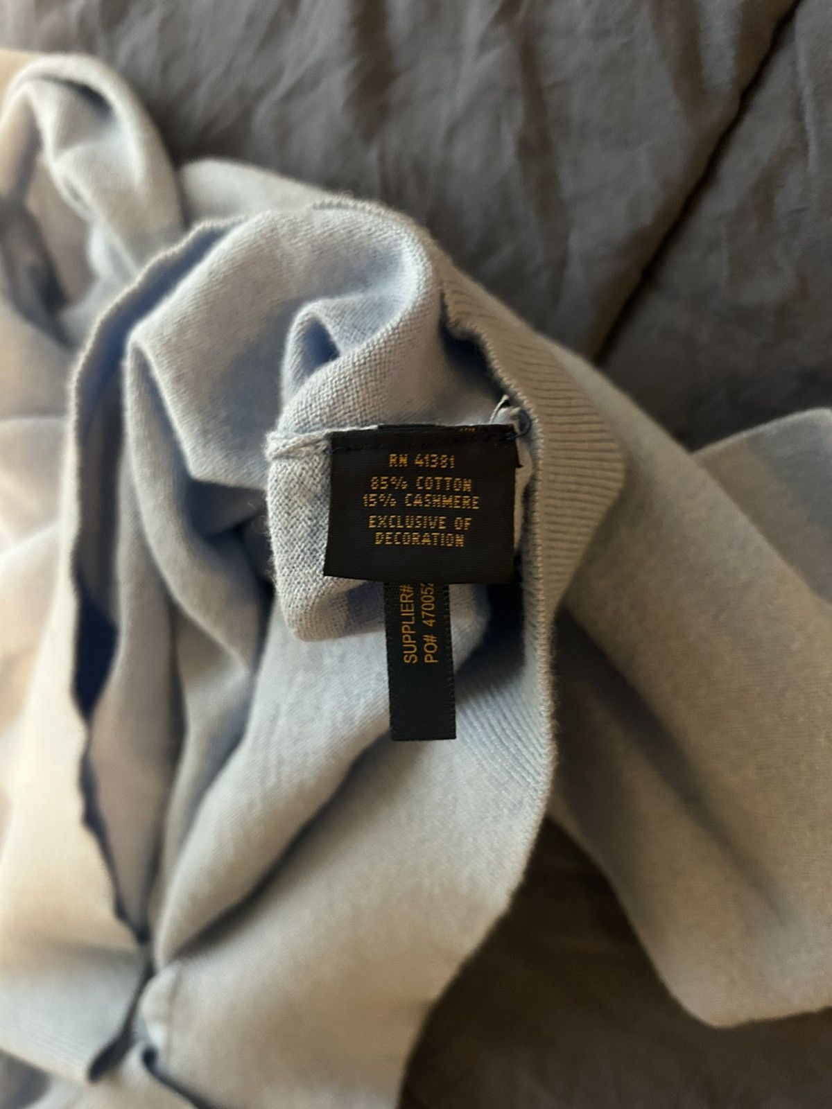 Polo Ralph Lauren Polo Ralph Lauren Cashmere/Cotton V-neck sweater Size US M / EU 48-50 / 2 - 6 Thumbnail