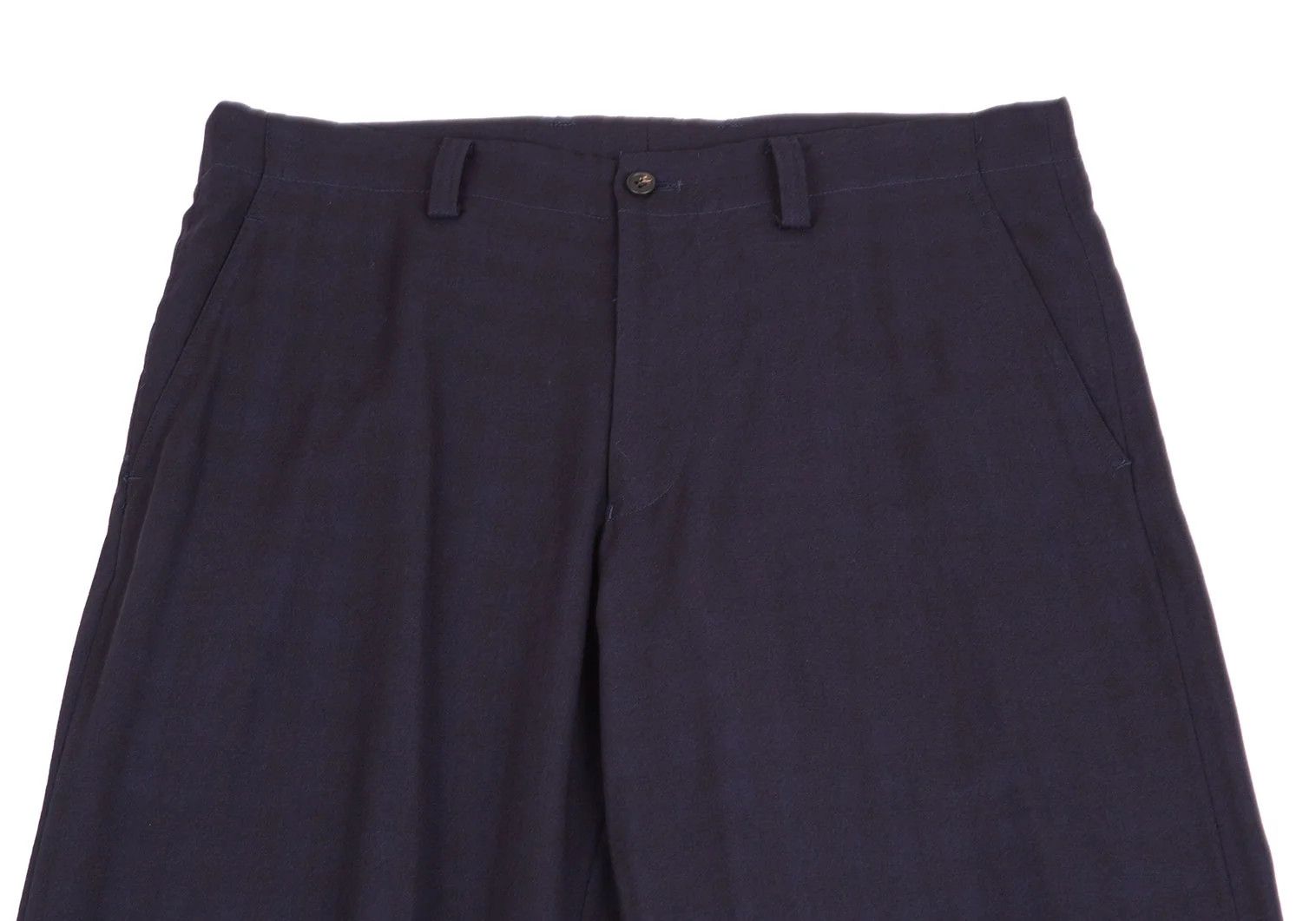 Issey Miyake Summer Wool Check Pants in Navy Size 4 Size US 36 / EU 52 - 2 Thumbnail