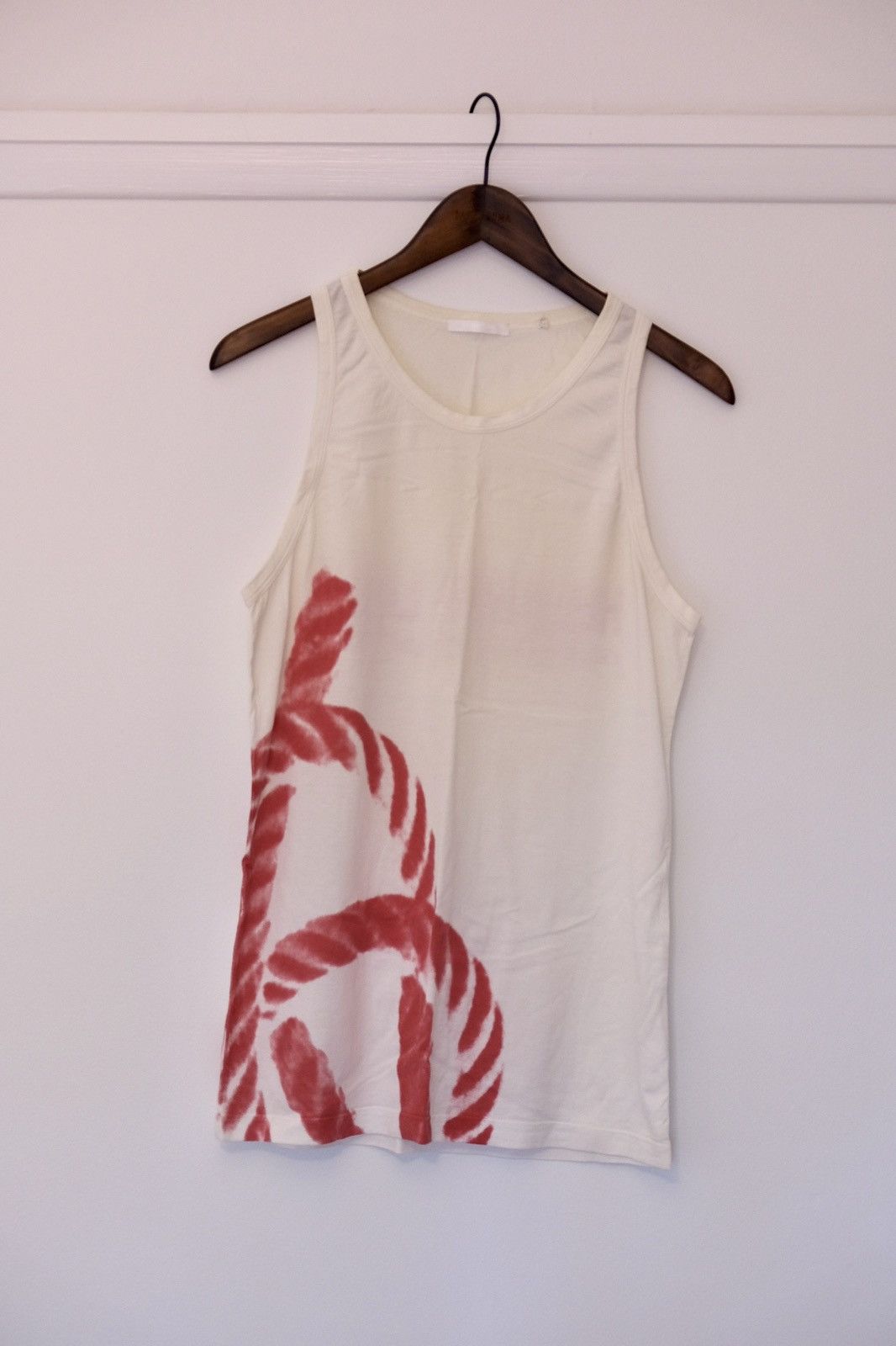 Helmut Lang Helmut Lang 2004 SS archive rope tank top t shirt Sz L
