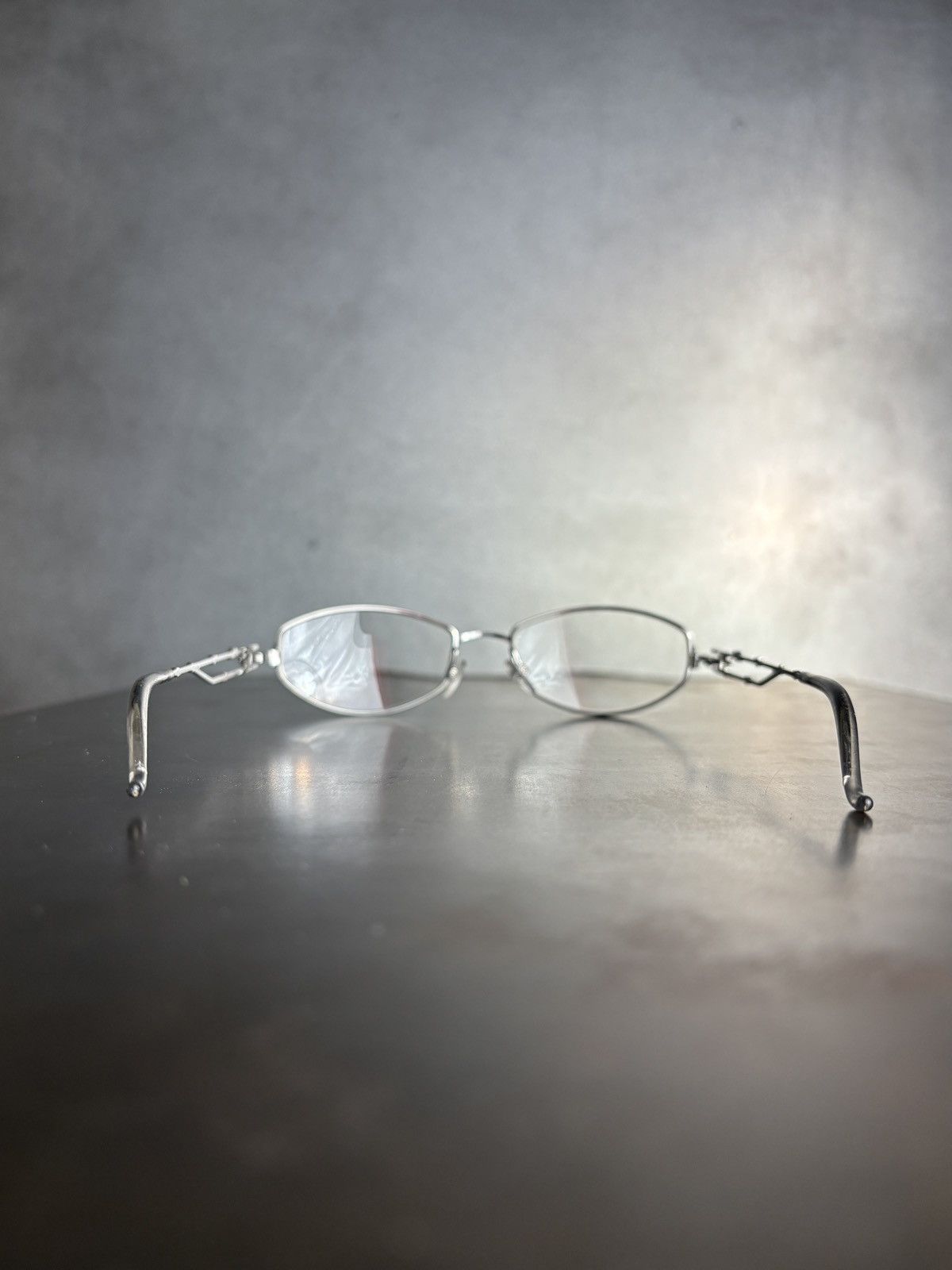 Vintage Christian Dior Glasses Metal Flower 3825 2000s 1990s