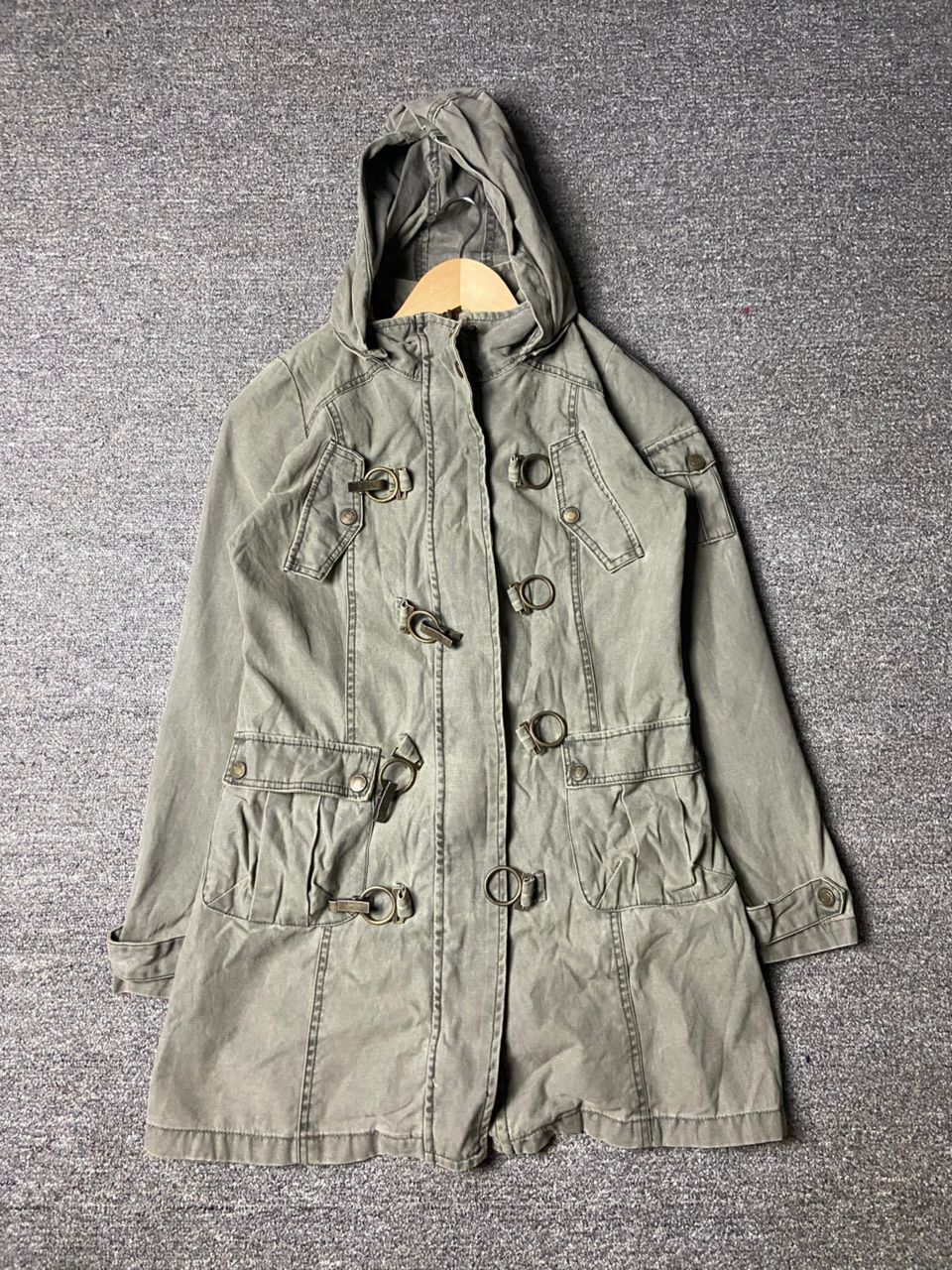 Japanese Brand Vintage Crazy Angel Tactical Style Jacket (179) Size US XXS / EU 40 - 1 Thumbnail