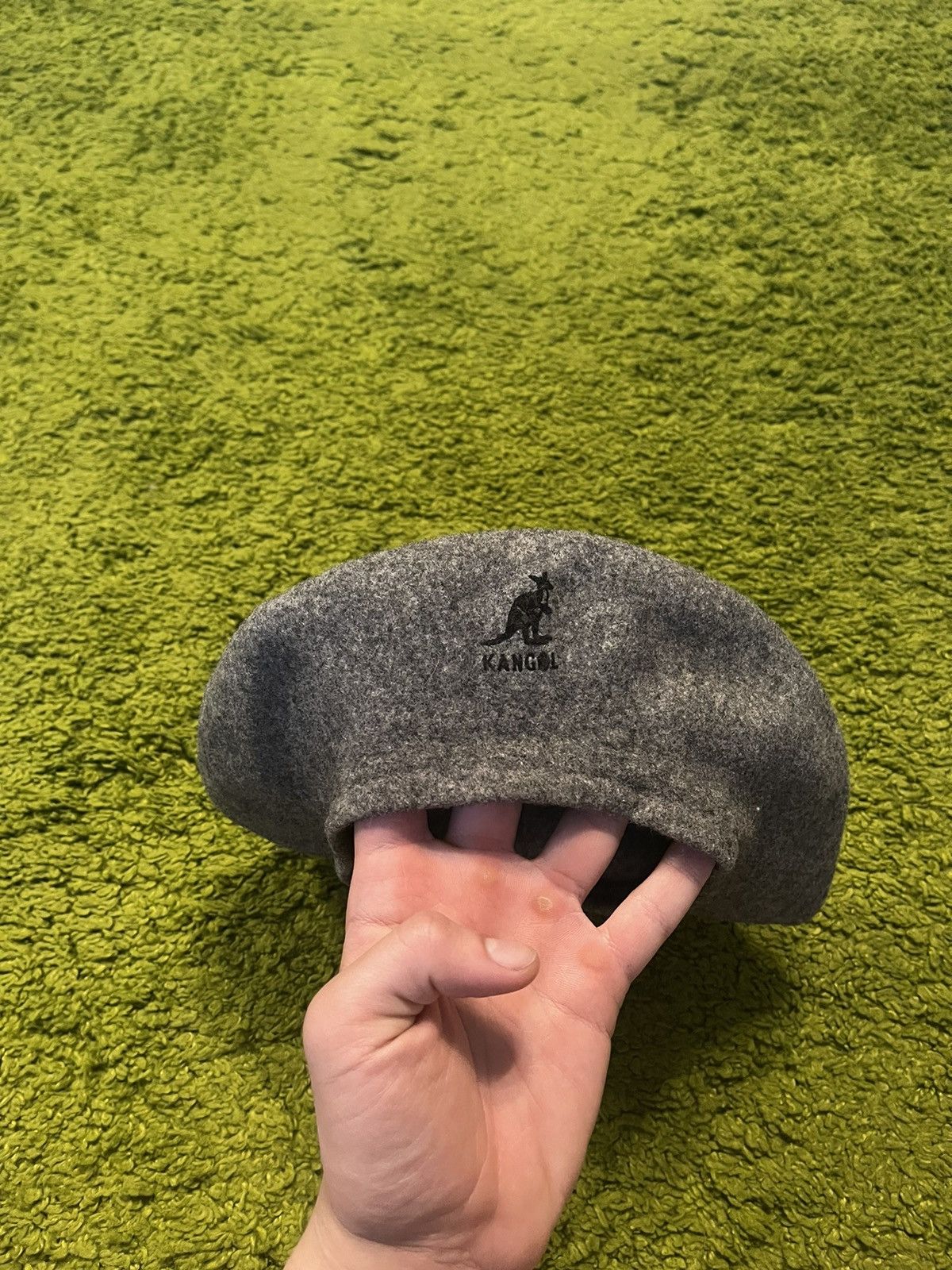 Kangol Kangol 1990s vintage knit logo wool beret hat Size ONE SIZE - 2 Thumbnail