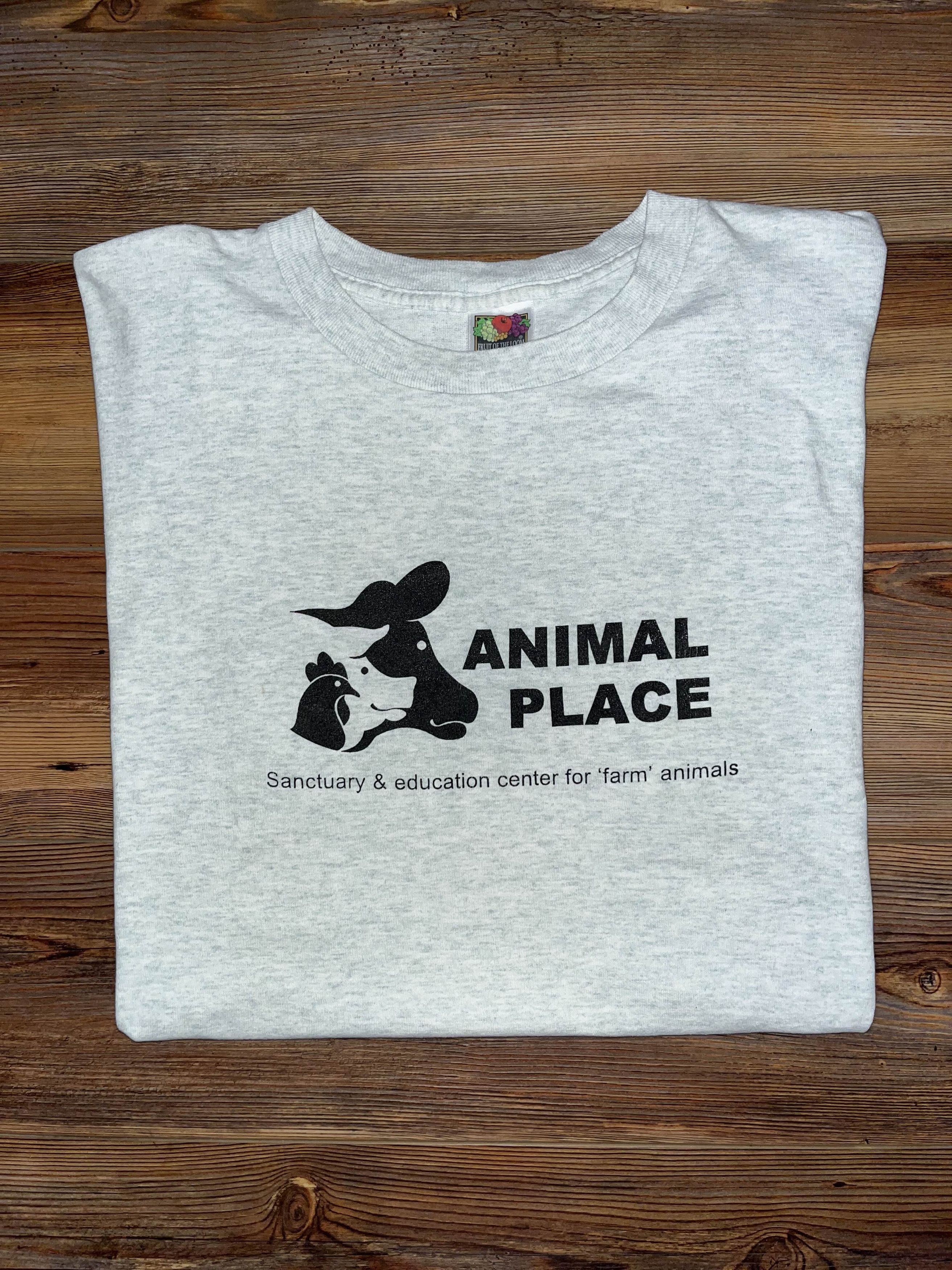 Fruit Of The Loom × Vintage 90s / Y2K Animal Place Sanctuary Shirt Size US XL / EU 56 / 4 - 1 Thumbnail