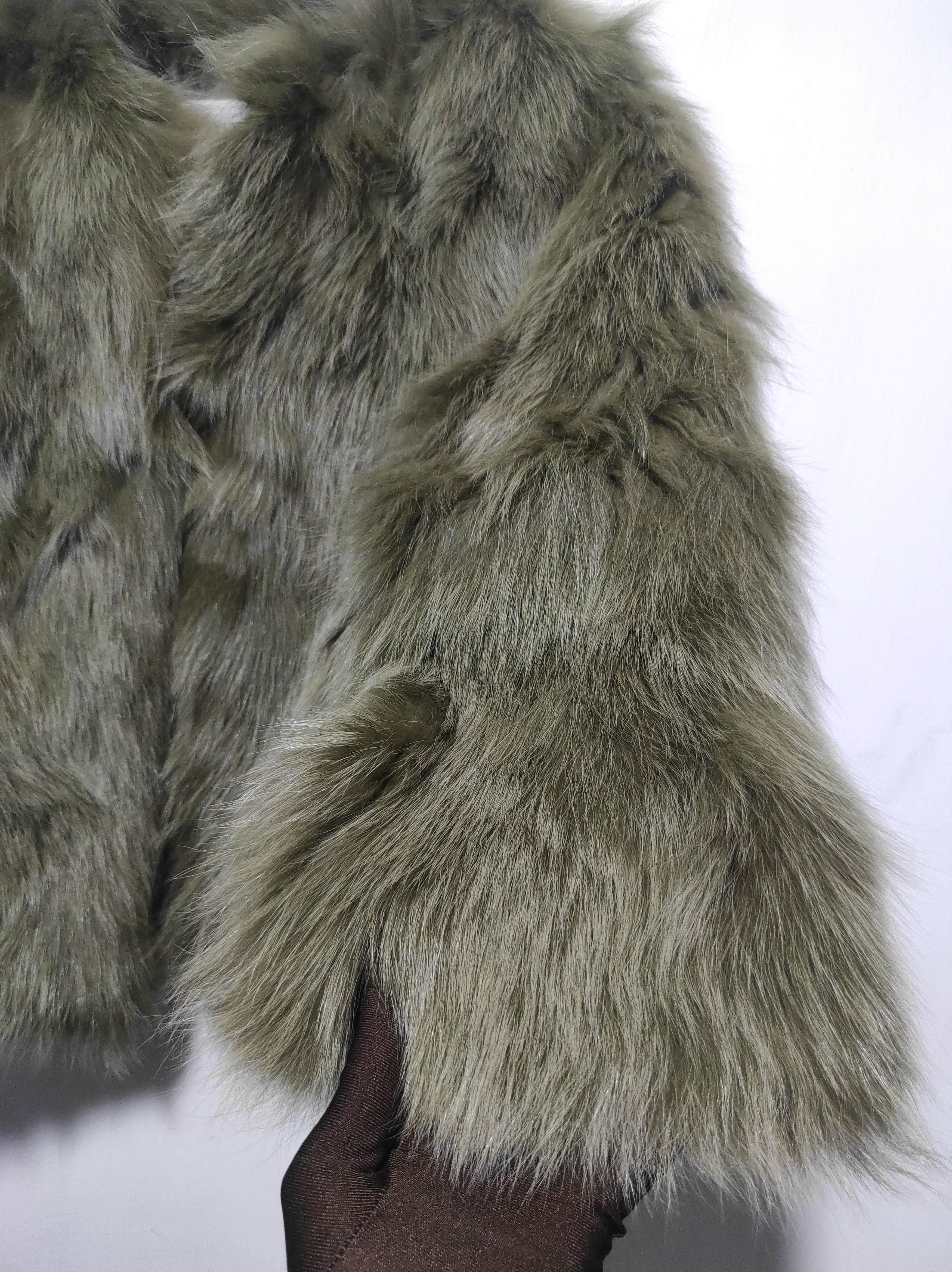 If Six Was Nine Li Hua Faux Fur Designer Winter Parka Coat Size S / US 4 / IT 40 - 12 Thumbnail