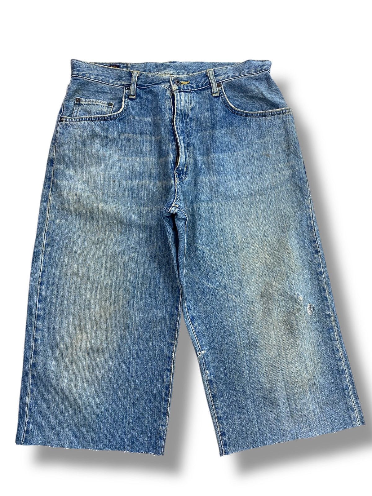 Edwin Edwin Mud Wash Style Cutt Off Jeans Size US 30 / EU 46 - 1 Thumbnail