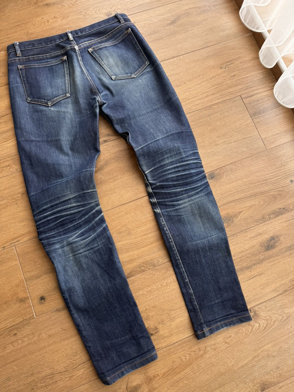 A.P.C. × Vintage Vintage A.P.C. Japanese Denim Selvedge Navy Jeans Size US 30 / EU 46 - 11 Thumbnail