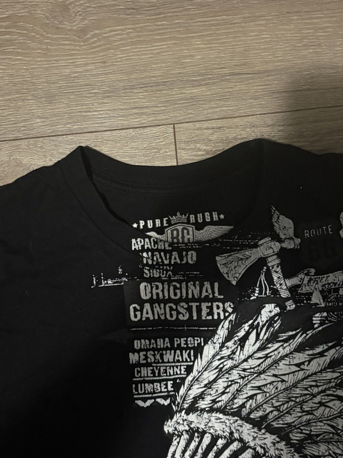 Affliction black and white graphic tee Size US L / EU 52-54 / 3 - 2 Thumbnail