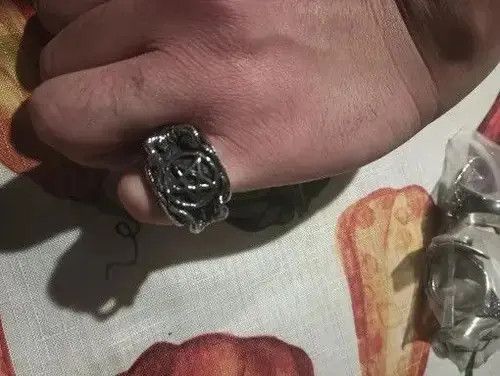 Jewelry Satan Ring ( Size 7 to 12 ) Size ONE SIZE - 4 Thumbnail
