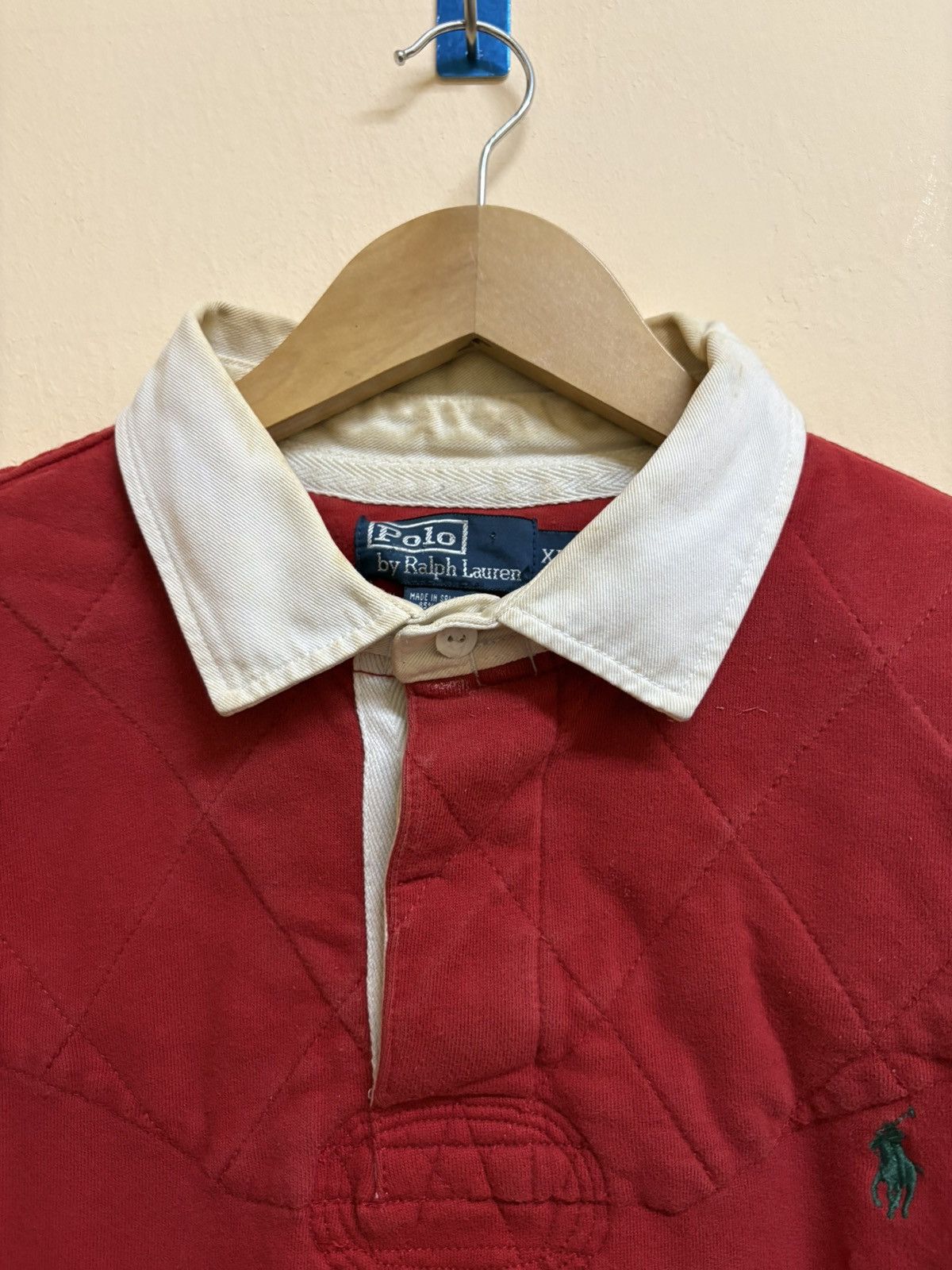 Polo Ralph Lauren Vintage 90s Polo Ralph Lauren RL Rugby Long Sleeve Size US XL / EU 56 / 4 - 12 Thumbnail