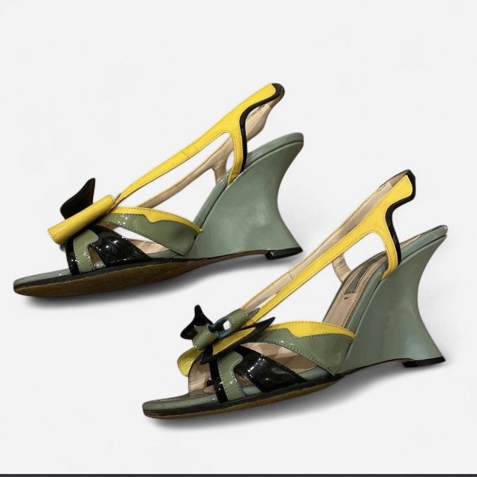 Prada SS12 Prada Hot Rod Collection Slingback Size US 7 / IT 37 - 2 Thumbnail