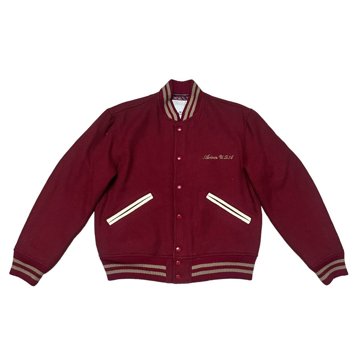 Avirex Vintage Avirex USA Varsity Jacket Big Logo Size US S / EU 44-46 / 1 - 2 Thumbnail