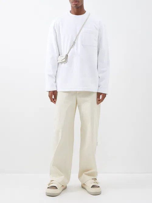 Jacquemus o1mle1025 Le T-Shirt Bricciola in White Size US L / EU 52-54 / 3 - 2 Thumbnail
