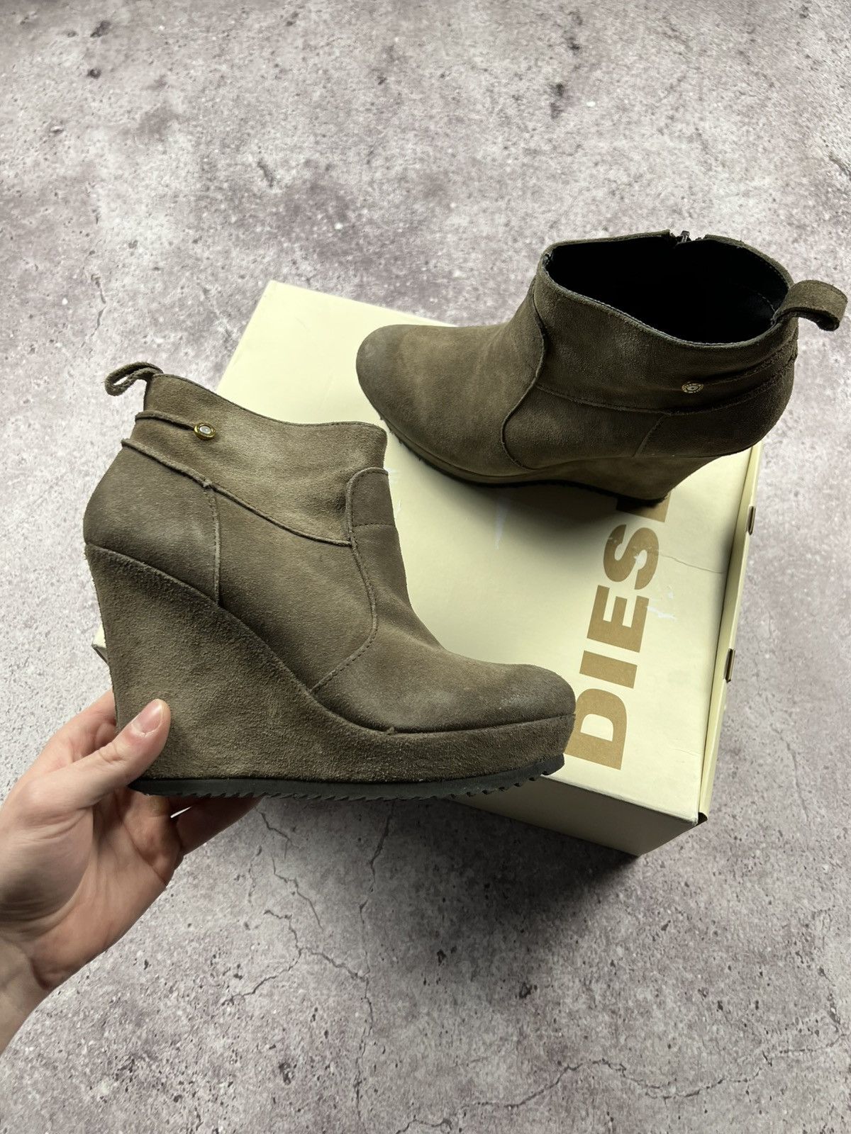 Diesel Diesel Archive Isabel Marant Bekett Style Suede Sneakers Size US 8.5 / IT 38.5 - 6 Thumbnail