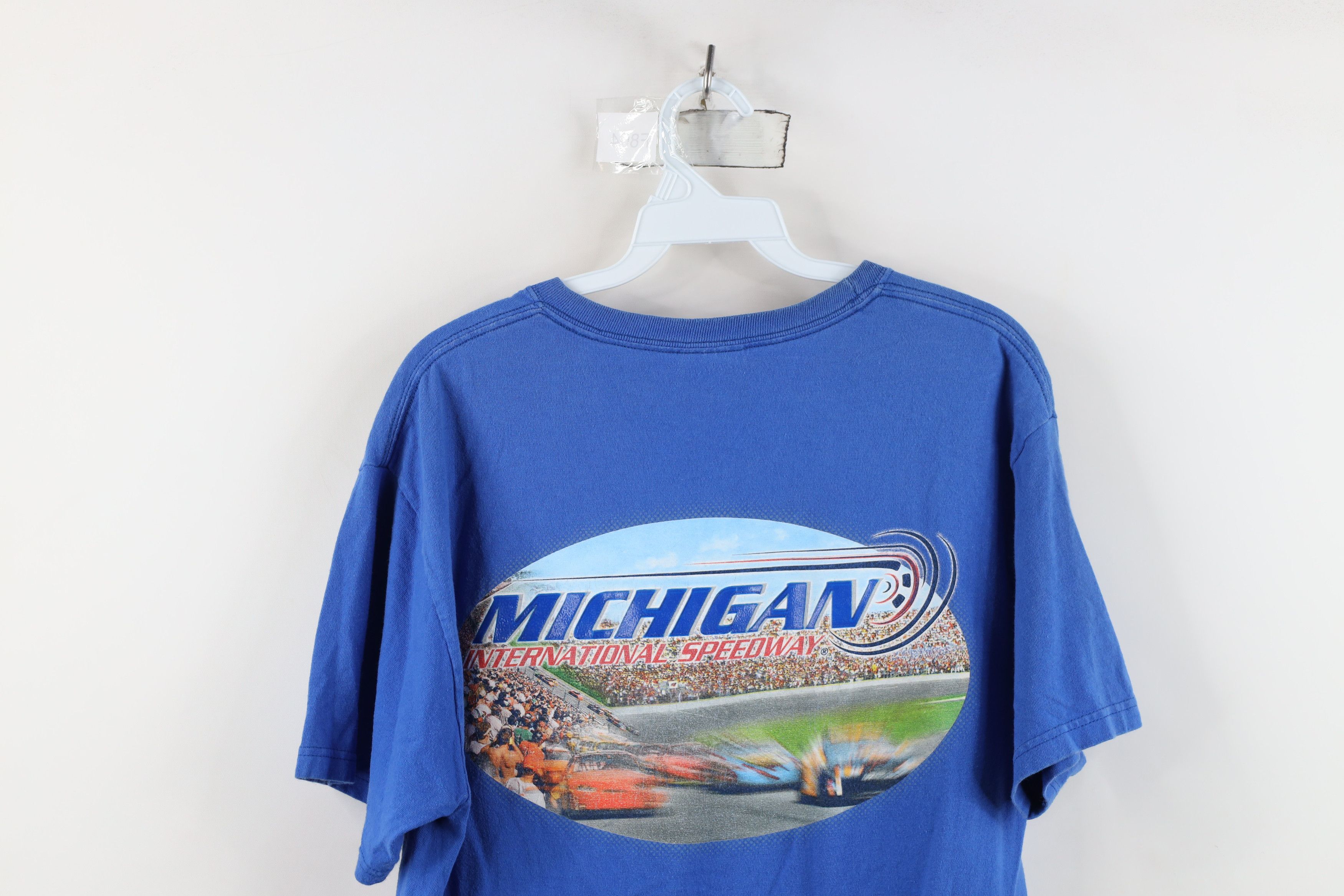 Vintage Vintage Y2K NASCAR Michigan International Speedway T-Shirt Size US M / EU 48-50 / 2 - 12 Thumbnail