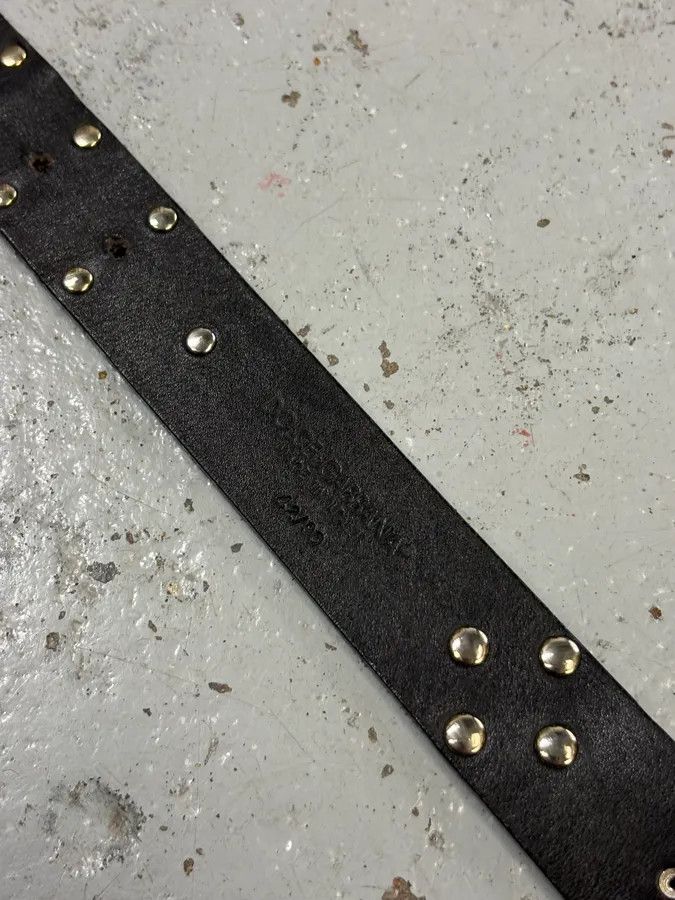 Dolce & Gabbana Dolce & Gabbana Brown Suede Studded Belt Size ONE SIZE - 7 Thumbnail
