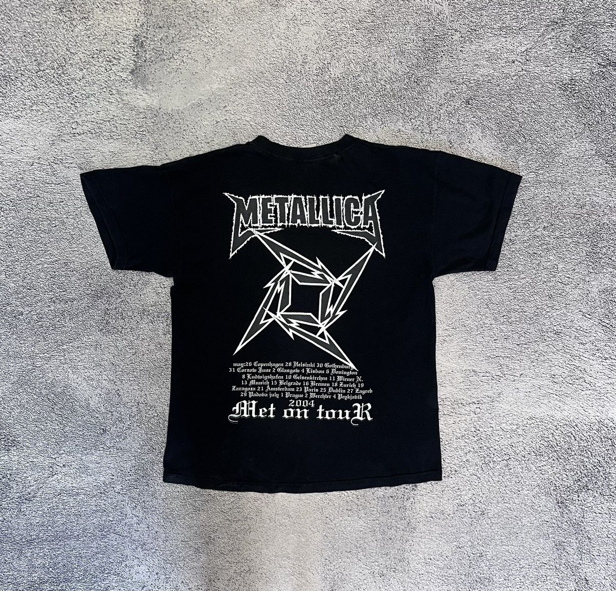 Metallica Men’s T- Shirt KILL ‘EM ALL Vintage 2004 Rock Band