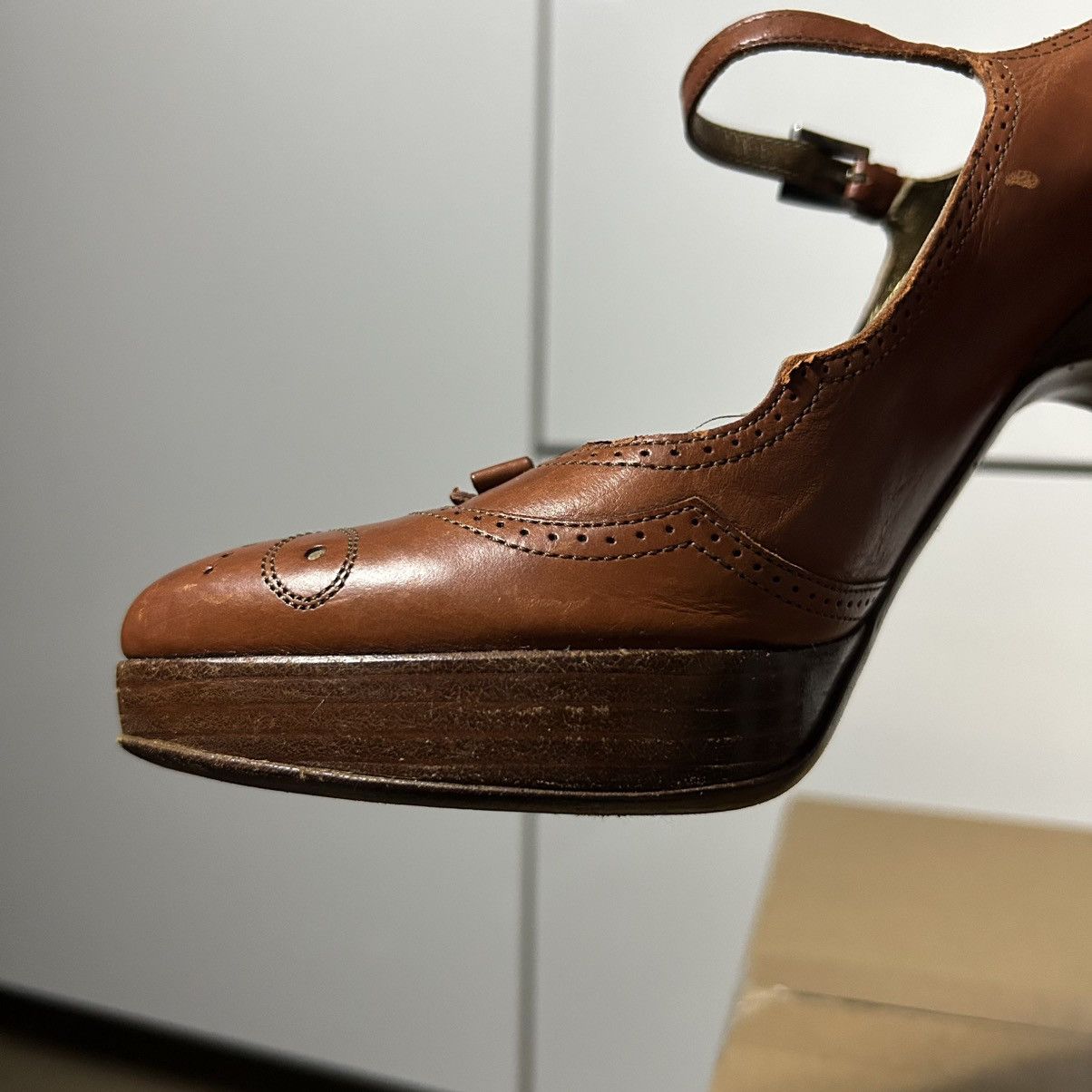 Prada Vintage Prada Cowboy Bow leather heels Size US 7 / IT 37 - 5 Thumbnail