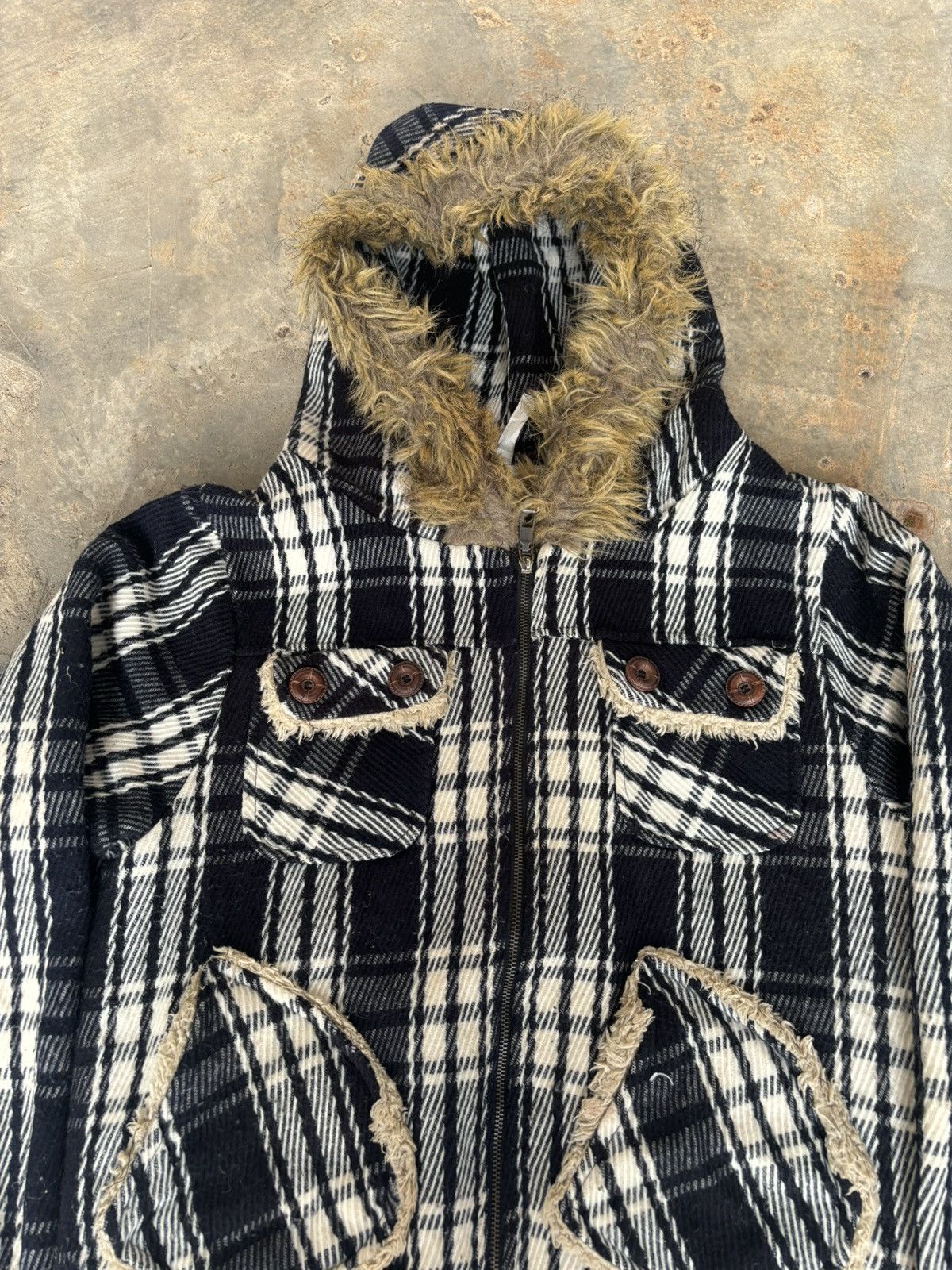 Hysteric Glamour × If Six Was Nine × Japanese Brand Fur Jacket Checkerboard Ifsixwasnine Lgb Style Size US S / EU 44-46 / 1 - 3 Thumbnail