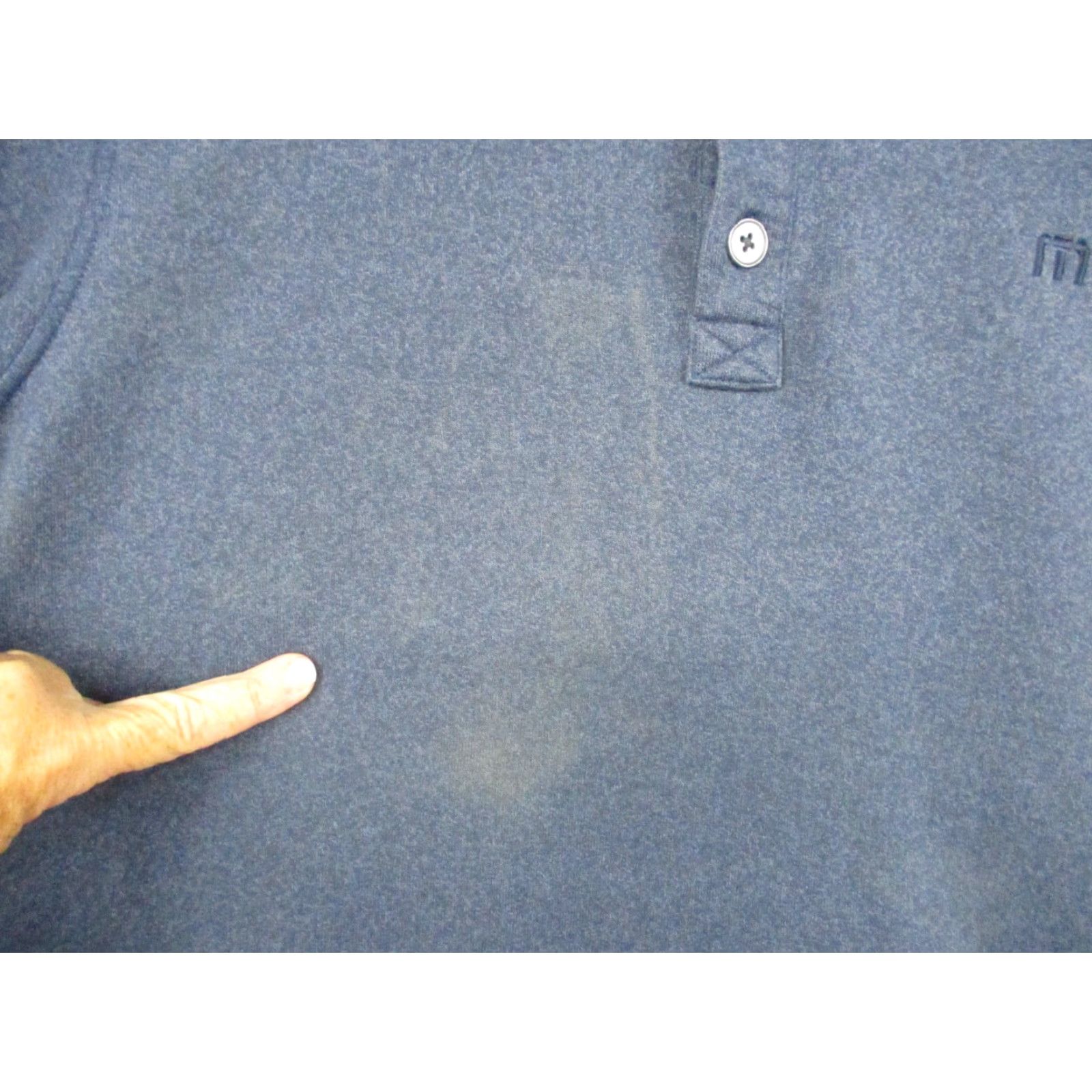 TravisMathew Travis Mathew Pullover Men Blue Large 1/2 Button Up Long Sleeve Fleece Jacket Size US L / EU 52-54 / 3 - 3 Thumbnail