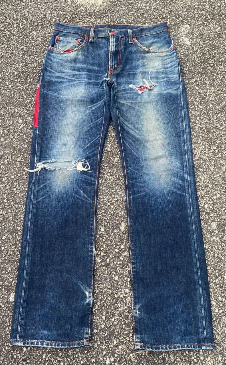 Levi's Vintage Levis 505 Packable Distressed Denim Size US 32 / EU 48 - 1 Thumbnail