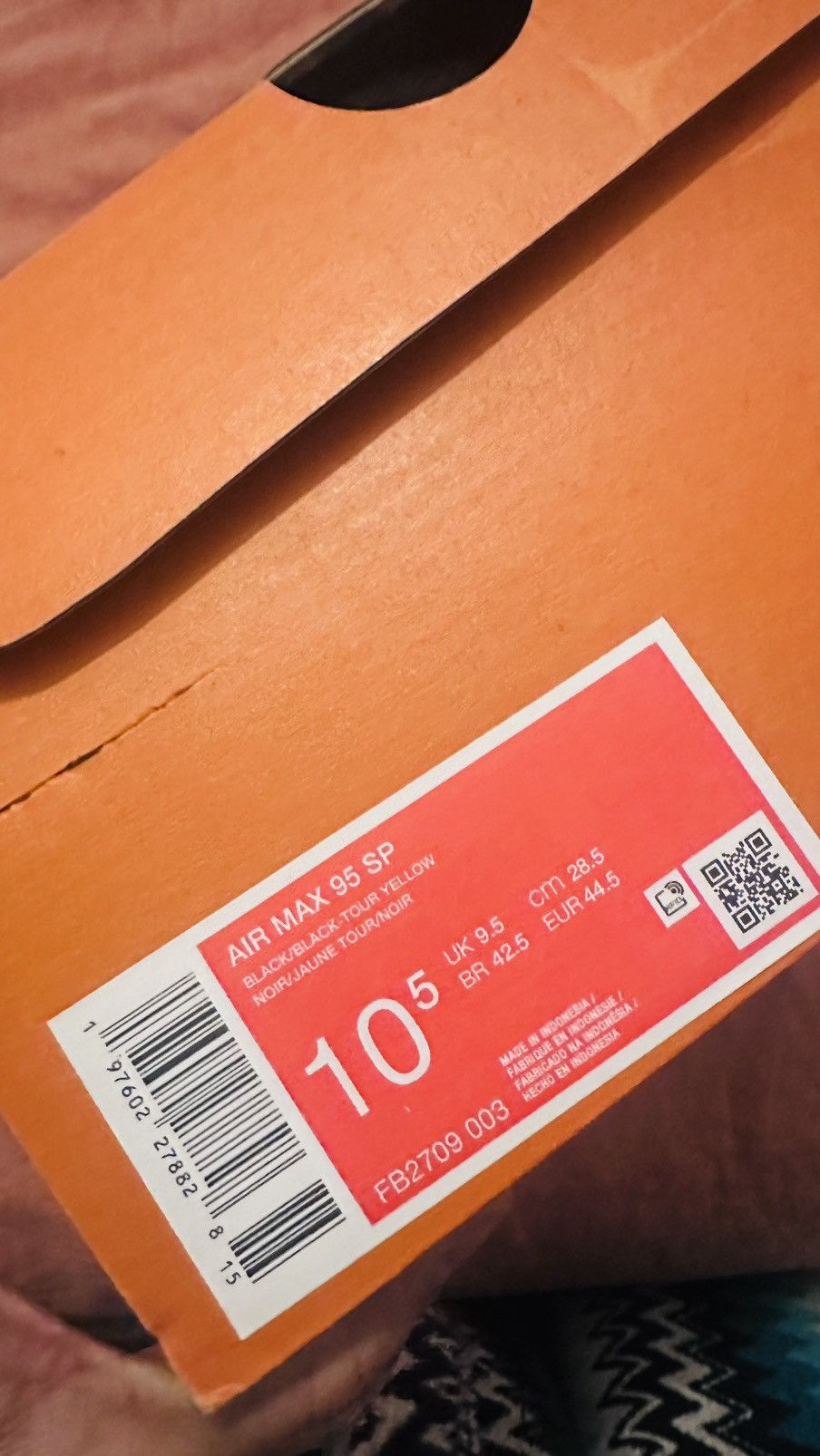 Corteiz × Nike Nike Air Max 95 Corteiz Honey Black Size US 10.5 / EU 43-44 - 9 Thumbnail