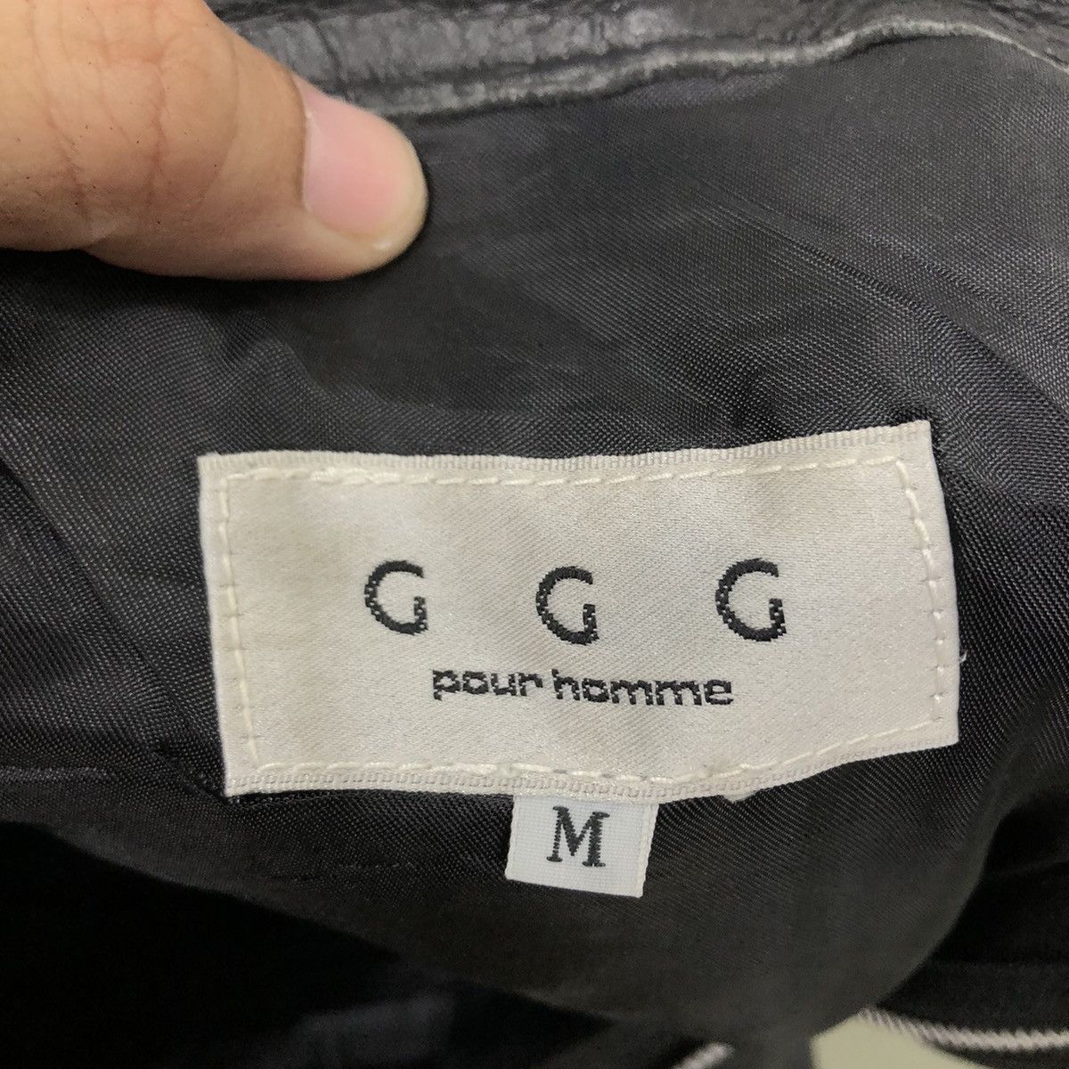 Genuine Leather Black 90s Genuine Leather Pants GGG Pour Homme Issey Miyake Size US 28 / EU 44 - 11 Thumbnail