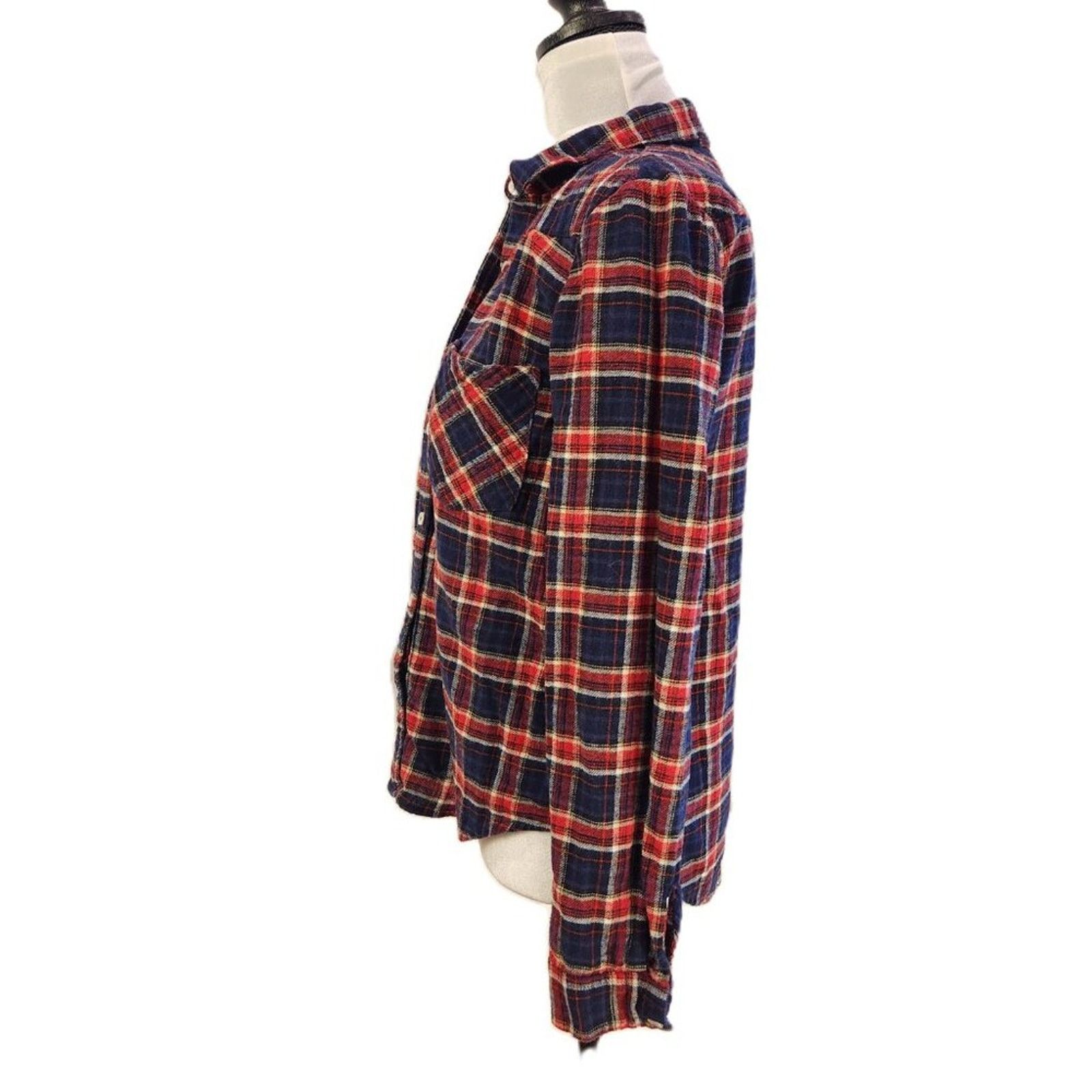 Forever 21 Forever 21 Red & Blue Plaid Button Up Shirt - Small Size S / US 4 / IT 40 - 3 Thumbnail