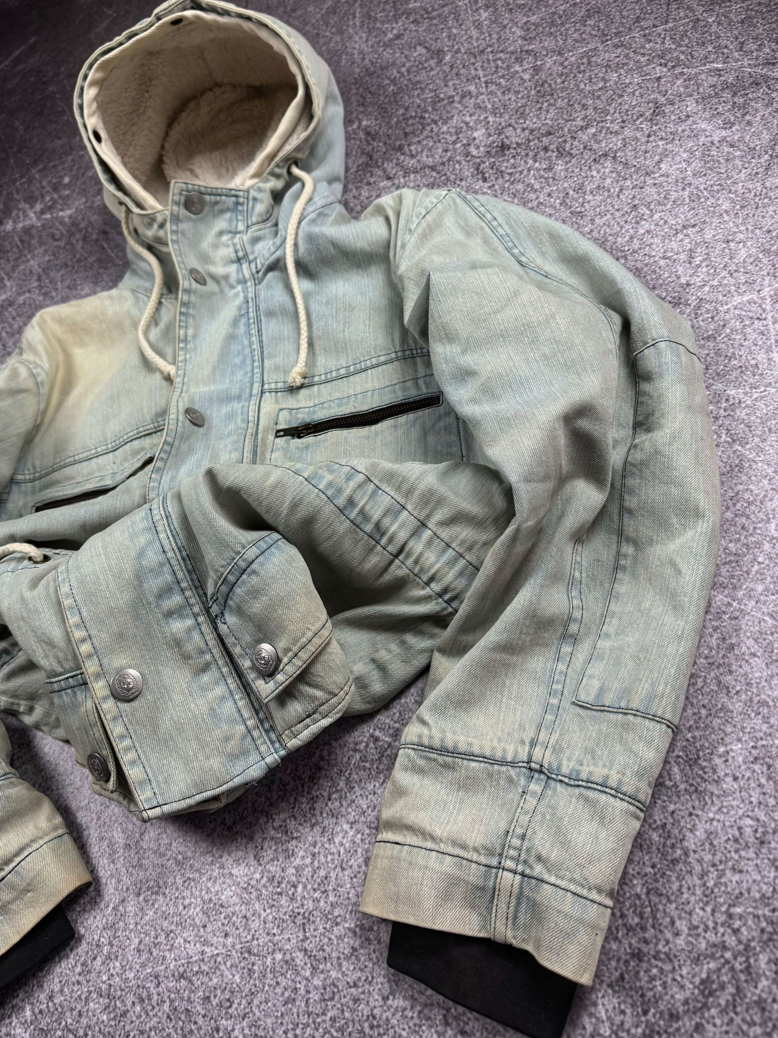Designer VERY RARE YOHJI YAMAMOTO STYLE CARGO WASHED FUR JACKET 90s Size US M / EU 48-50 / 2 - 4 Thumbnail